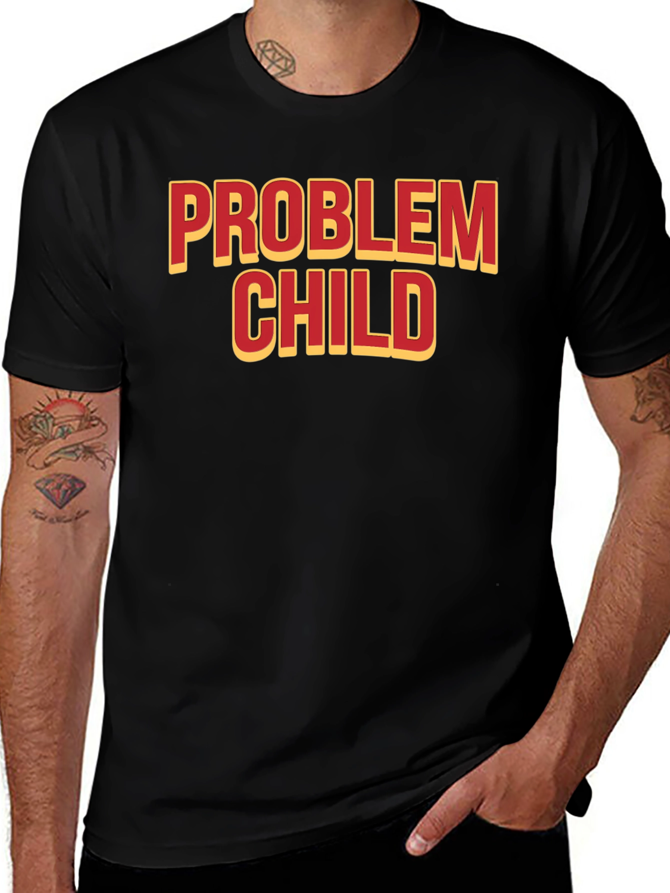 Problem Child T-Shirt - Mens Black Tee
