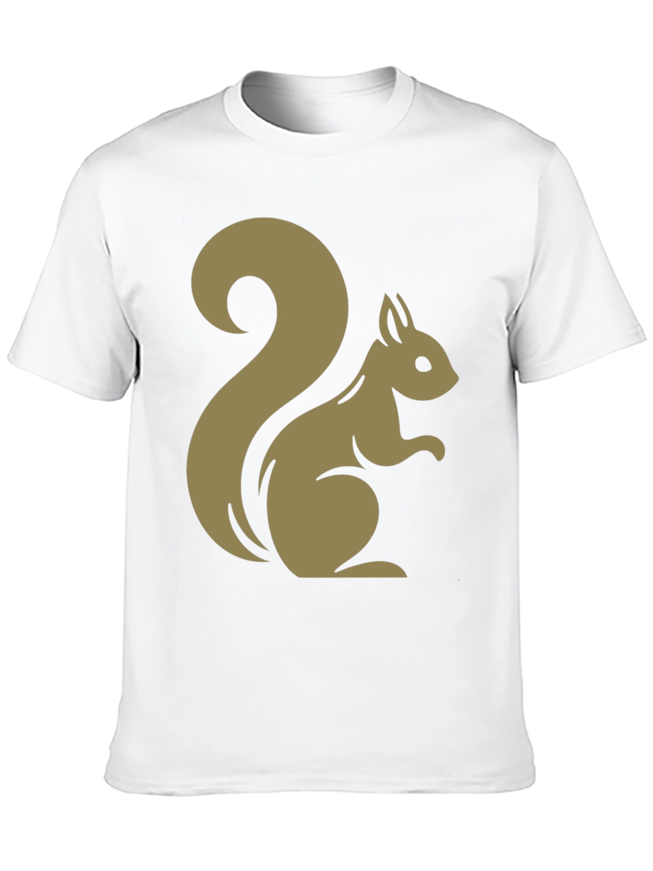 Squirrel Graphic T-Shirt - Classic Crew Neck