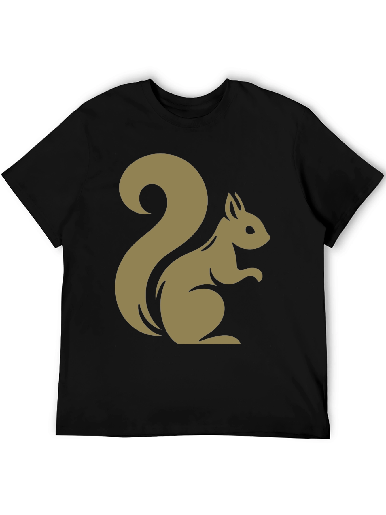 Squirrel Graphic T-Shirt - Classic Crew Neck