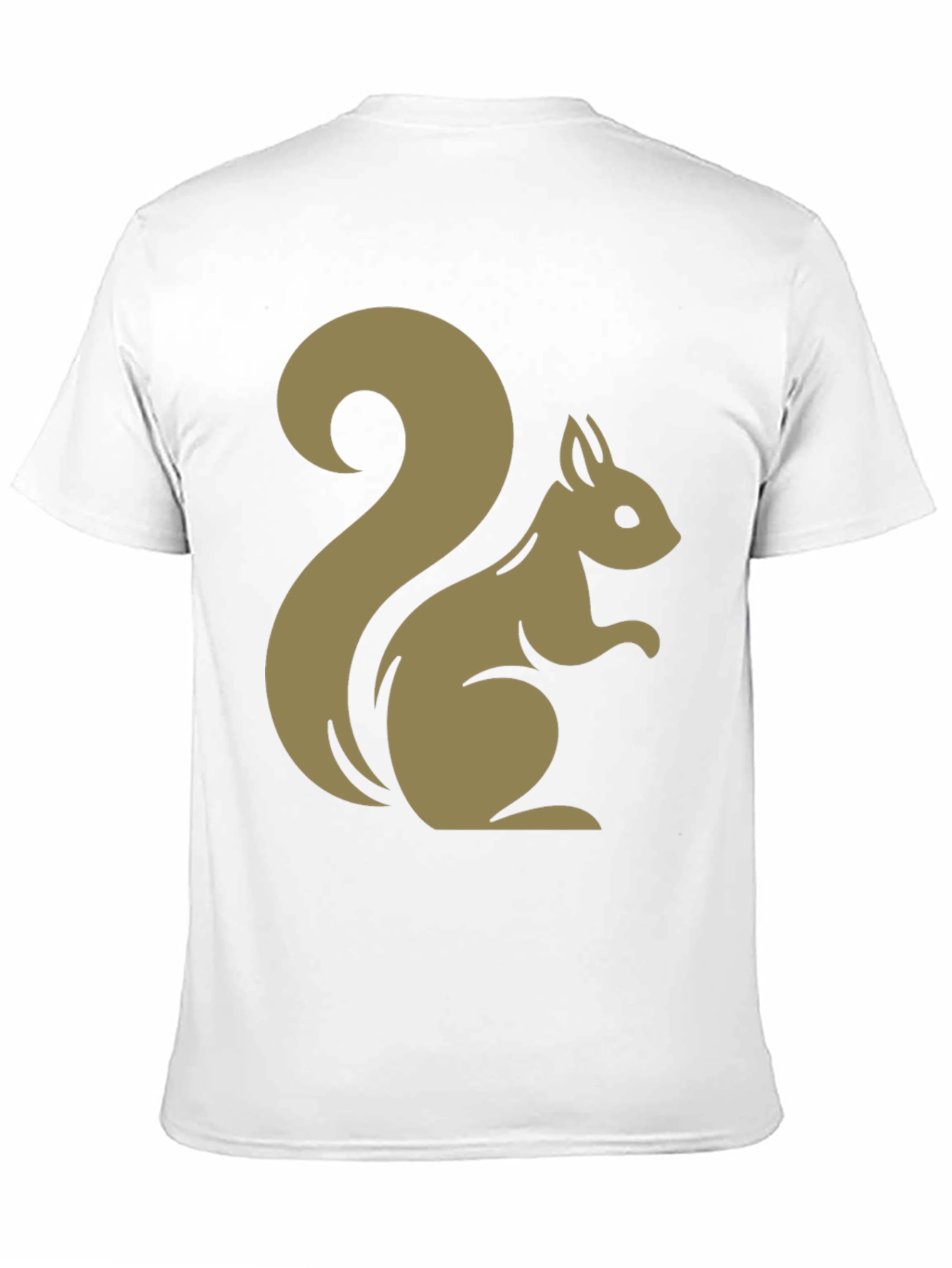 Squirrel Graphic T-Shirt - Classic Crew Neck
