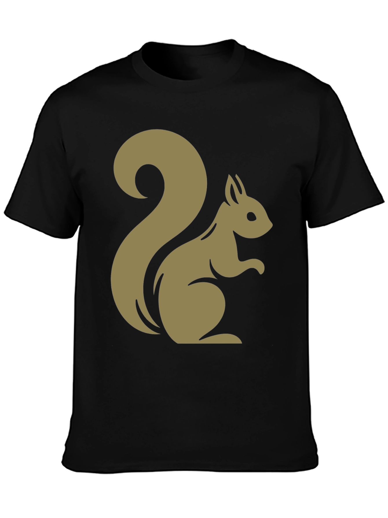 Squirrel Graphic T-Shirt - Classic Crew Neck