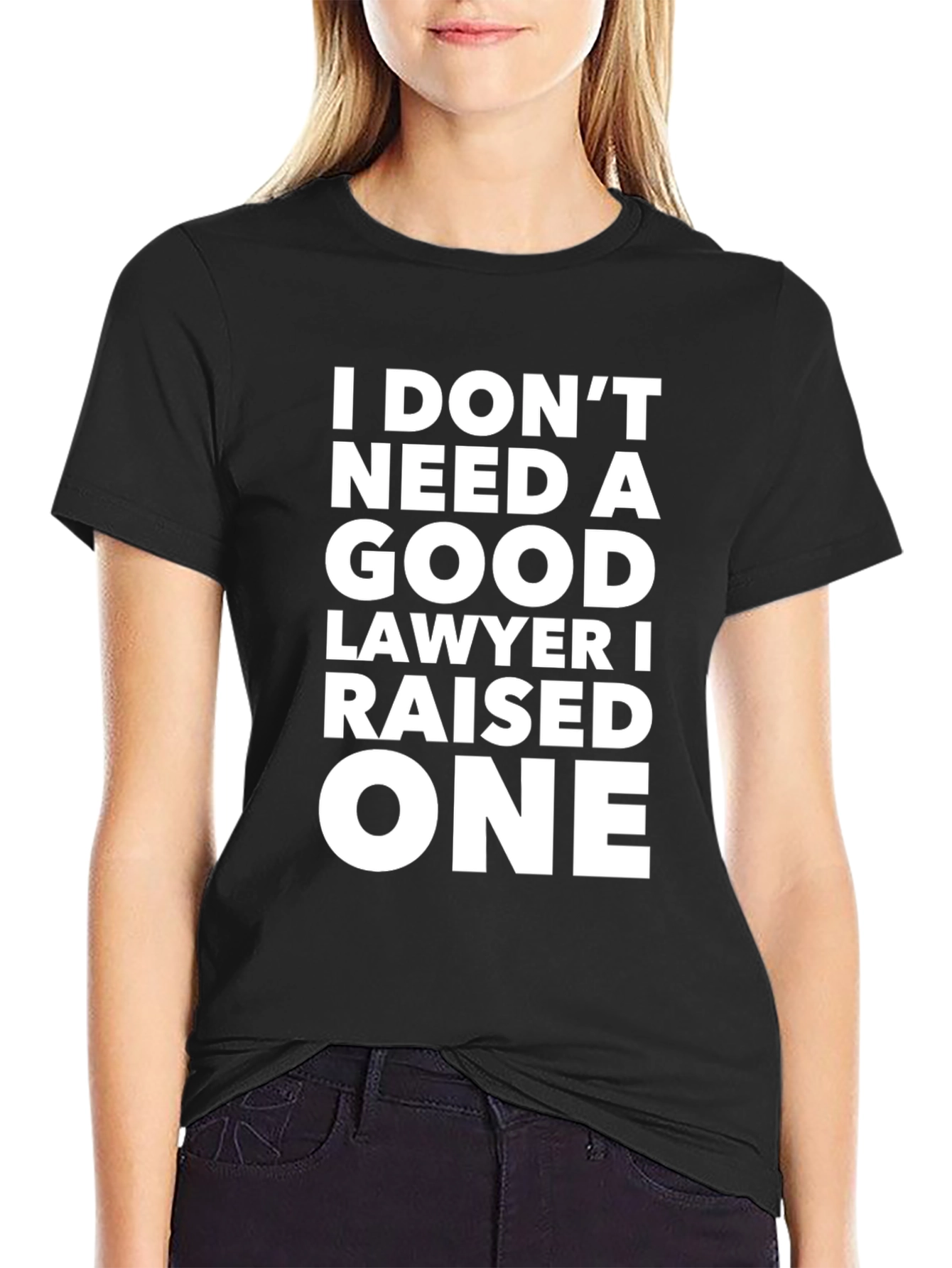 Funny Lawyer Parent T-Shirt - Raised a Lawyer Tee
