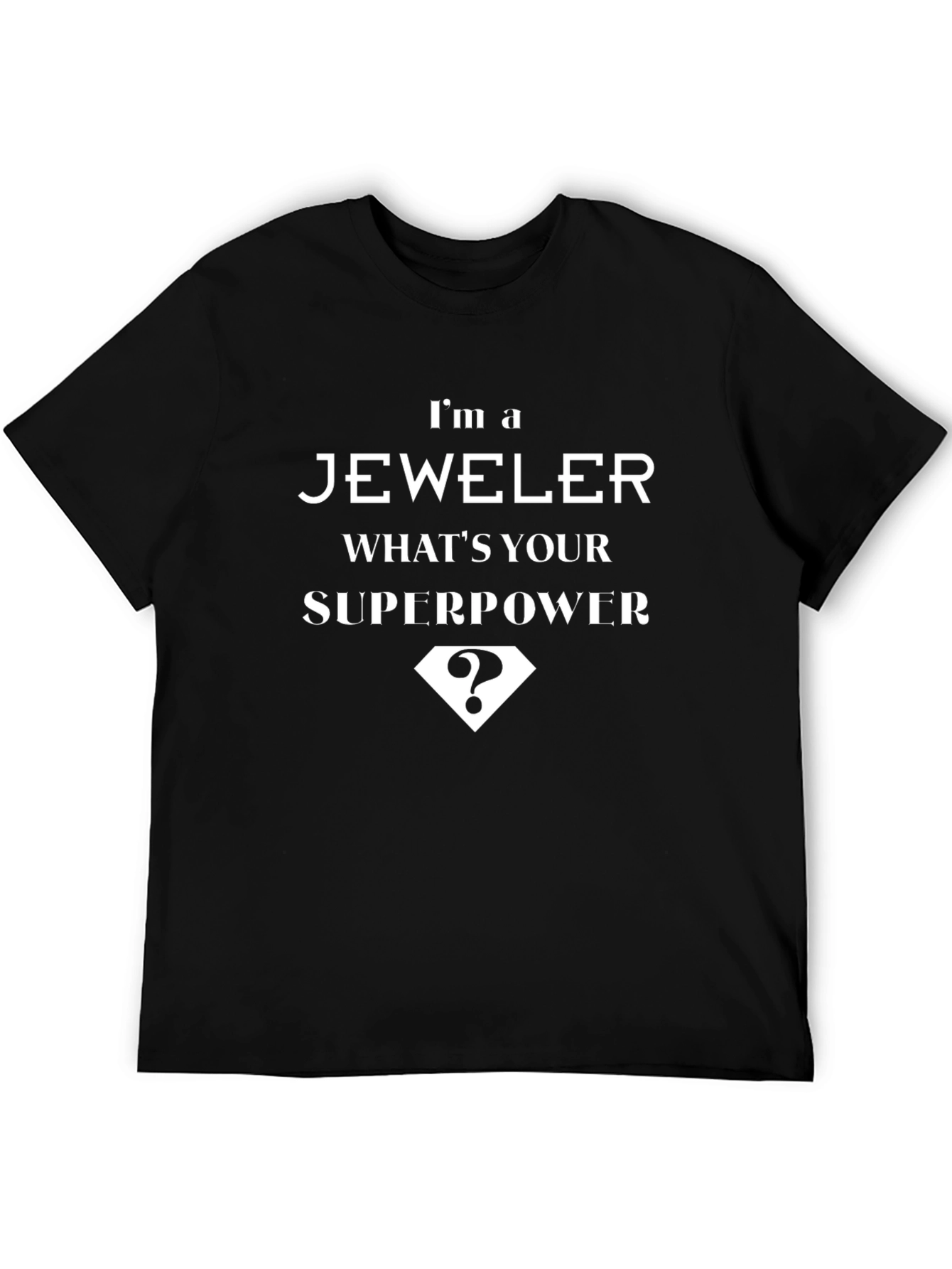 Jeweler Superpower Graphic Tee - Black