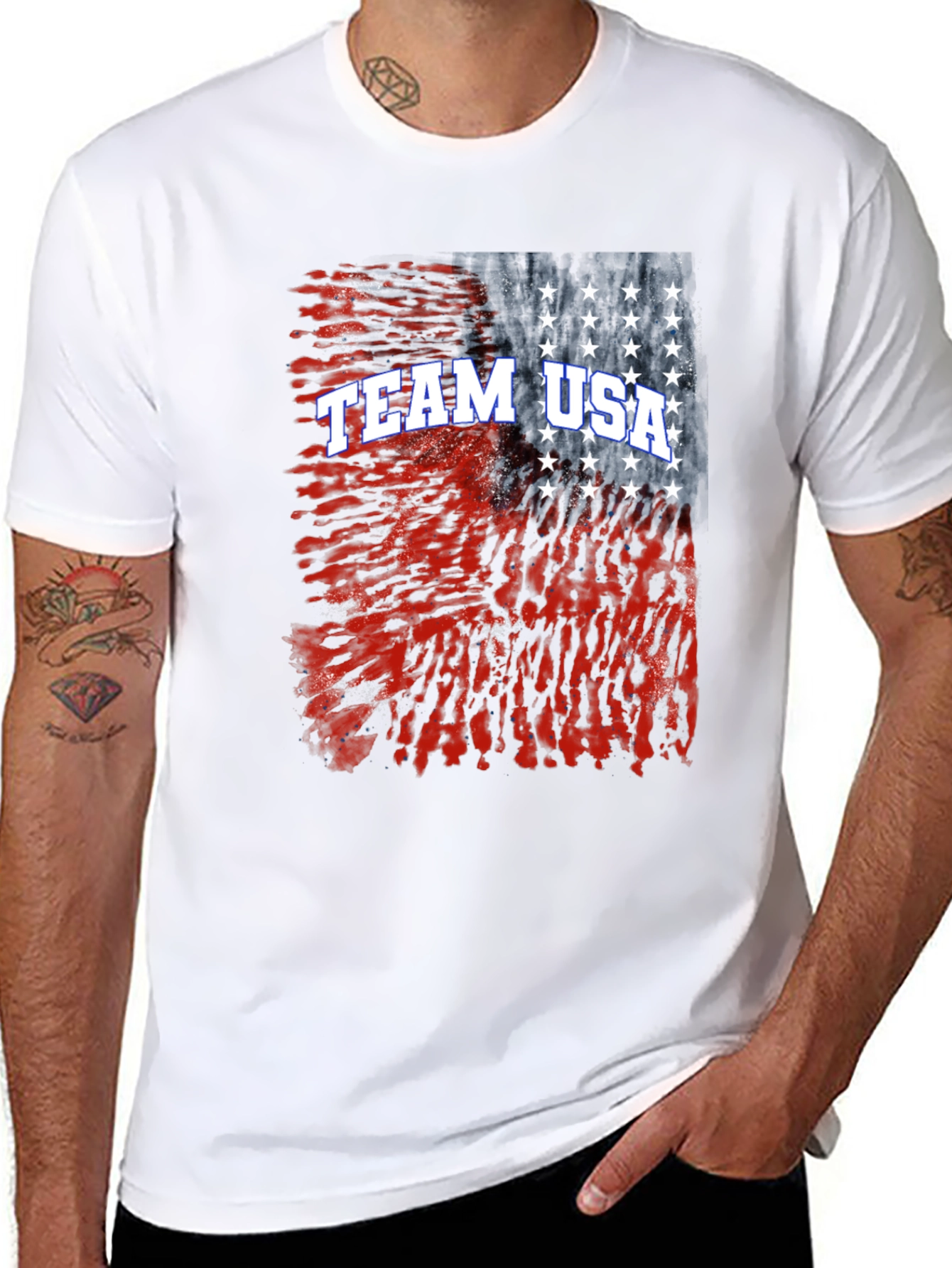 Team USA Graphic Print T-Shirt