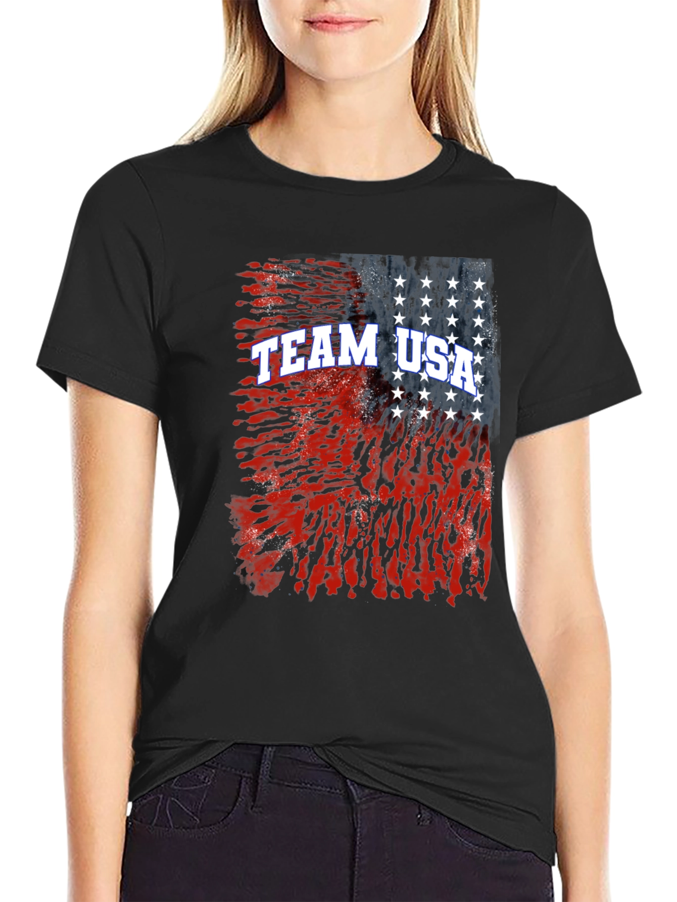 Team USA Graphic Print T-Shirt
