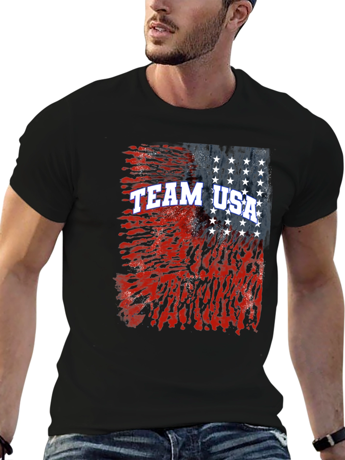 Team USA Graphic Print T-Shirt