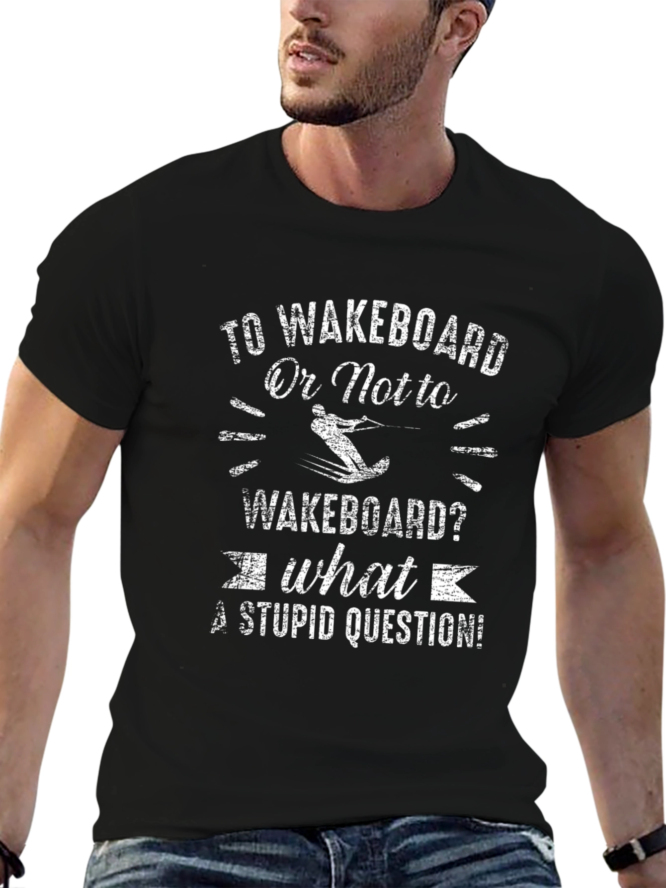 Wakeboard T-Shirt - To Wakeboard Or Not?