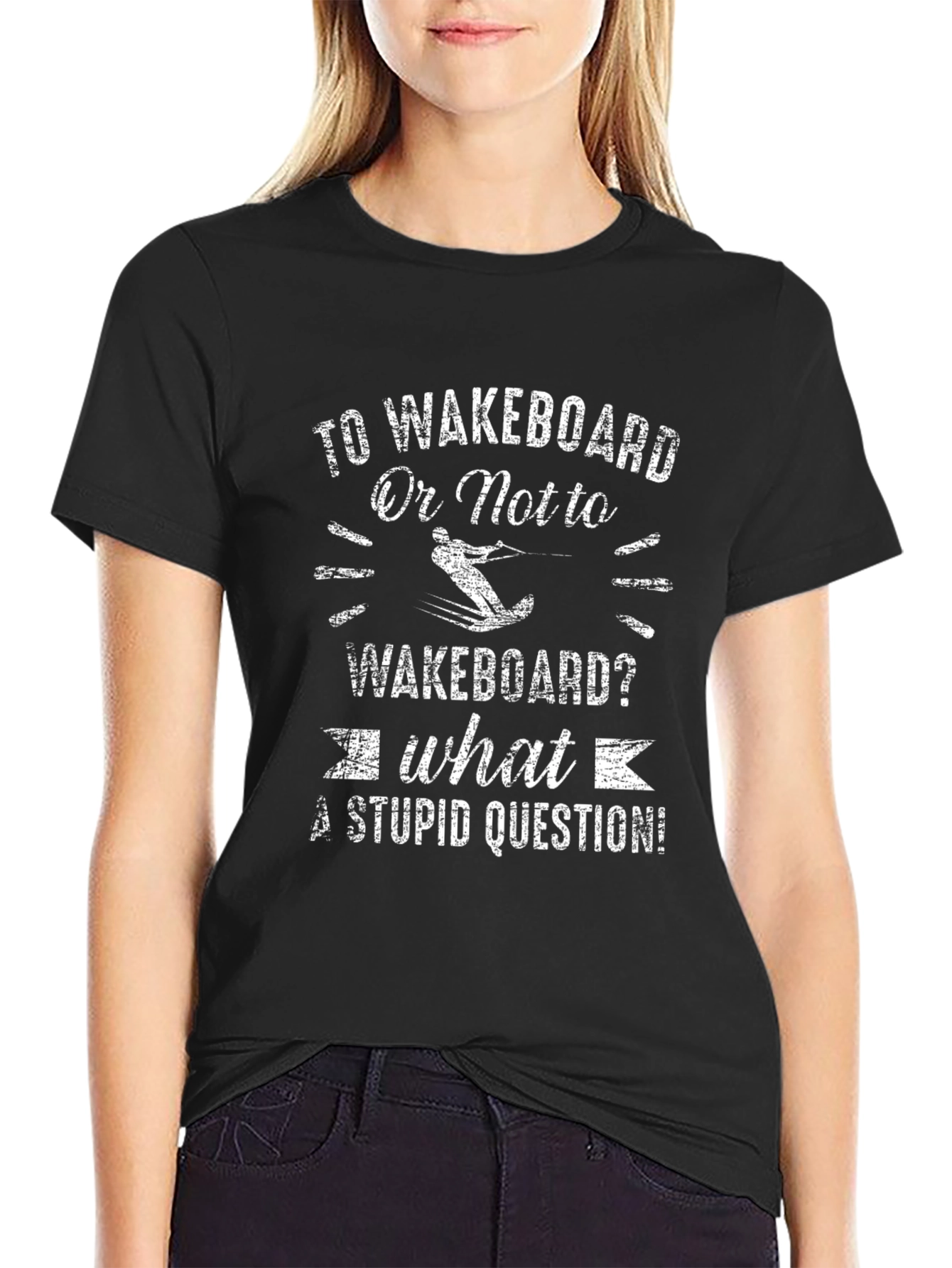 Wakeboard T-Shirt - To Wakeboard Or Not?