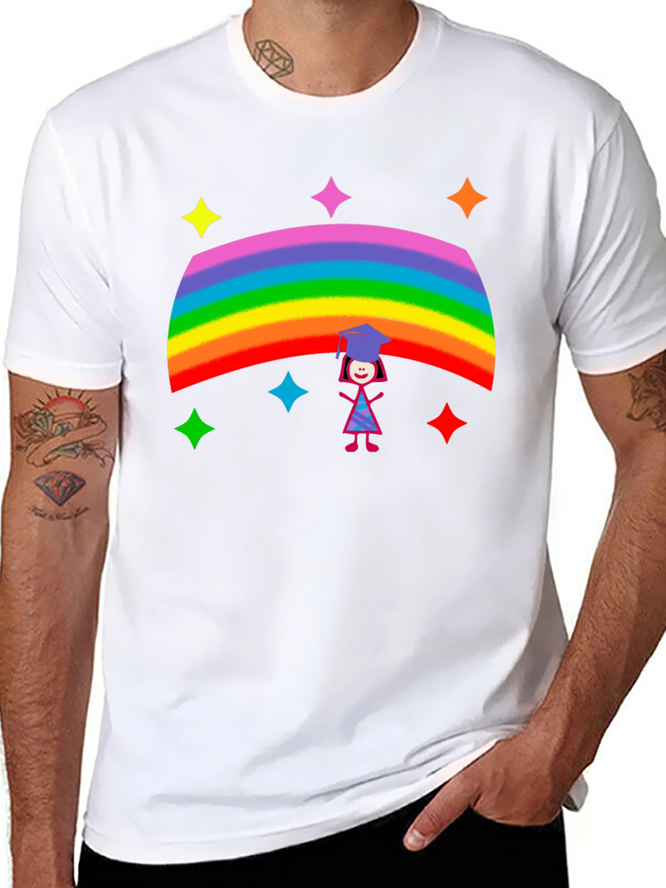 Rainbow Graduation T-Shirt
