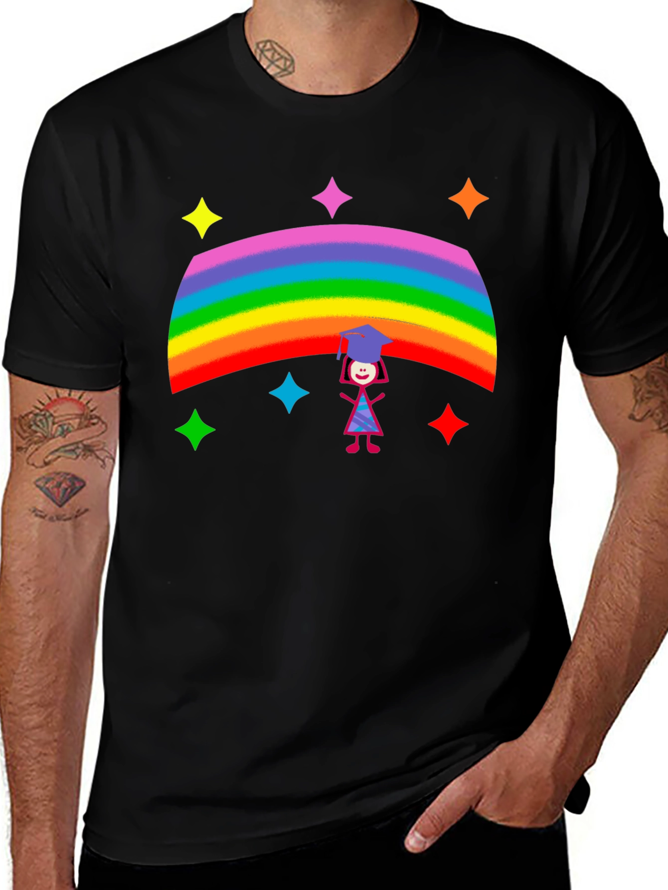 Rainbow Graduation T-Shirt