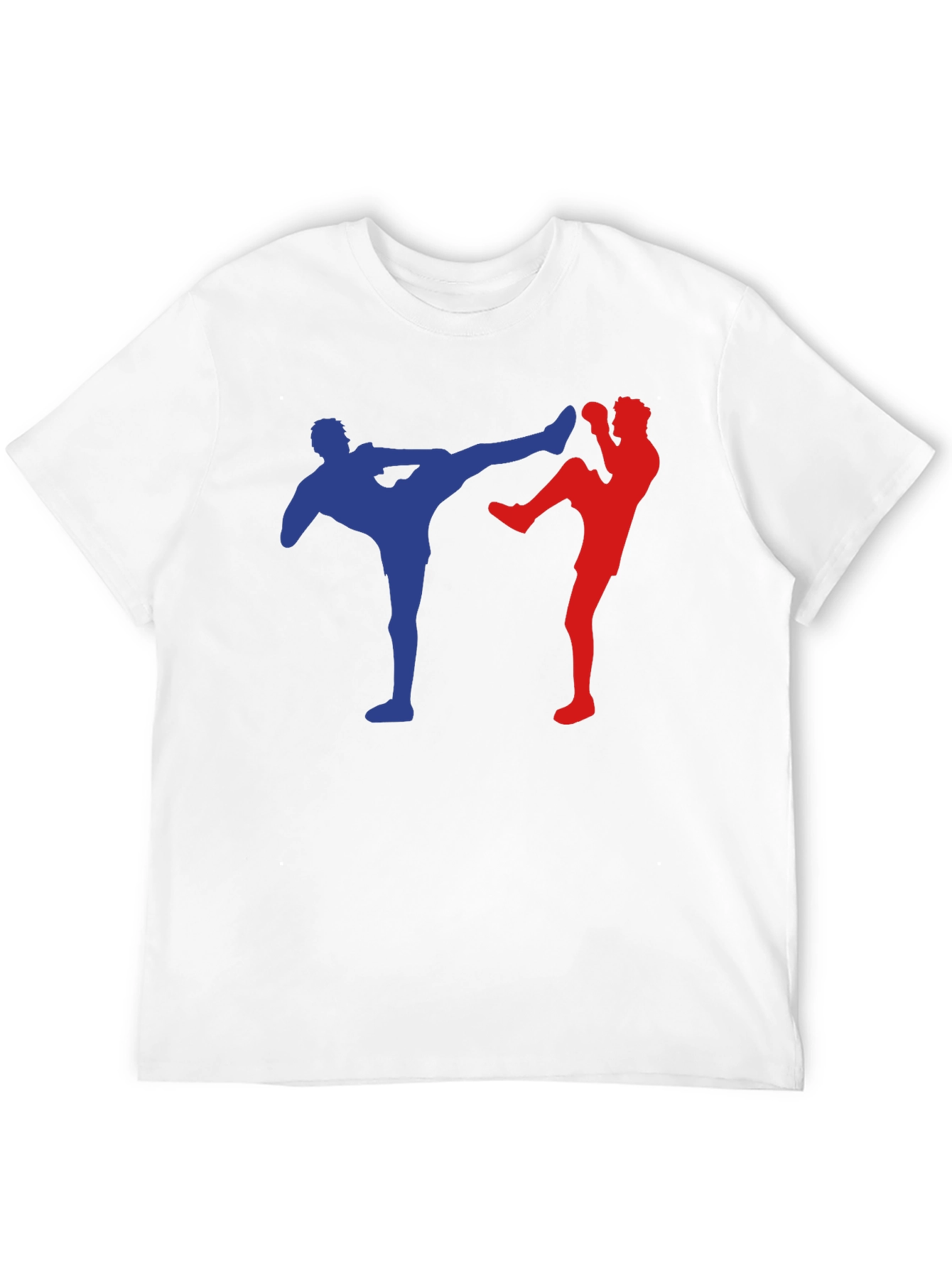 Kickboxing T-Shirt - Martial Arts Silhouette Tee