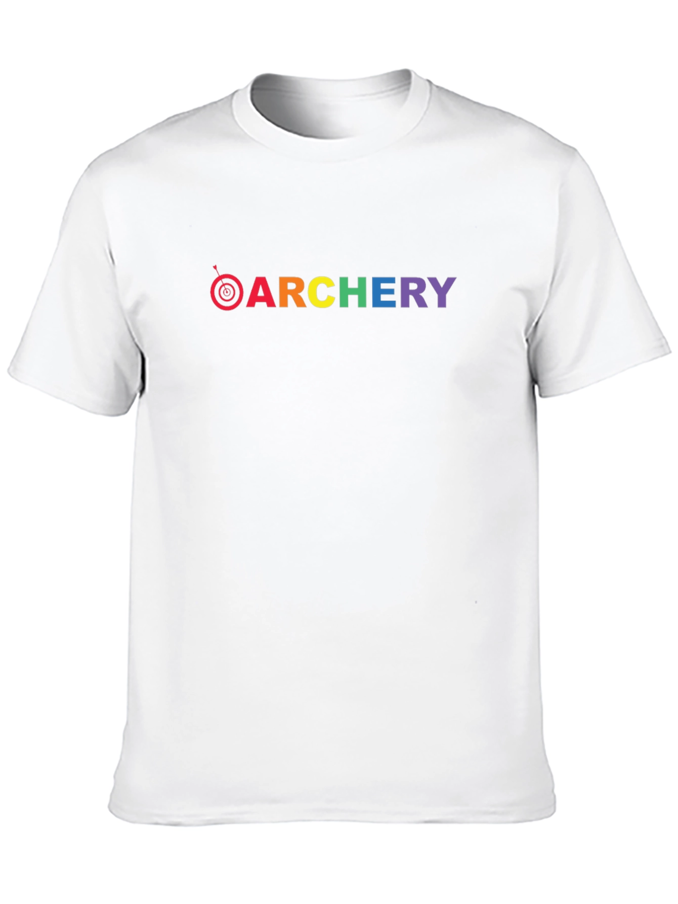 Rainbow Archery T-Shirt - Black Cotton Tee