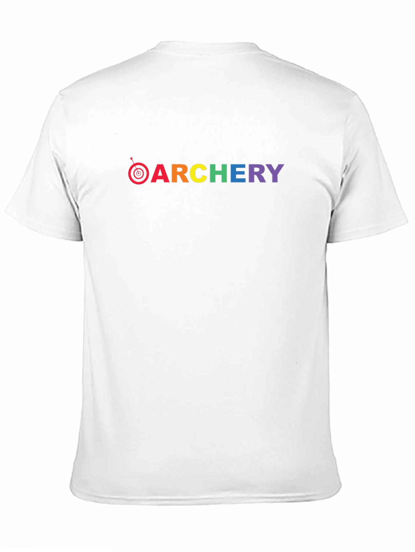 Rainbow Archery T-Shirt - Black Cotton Tee