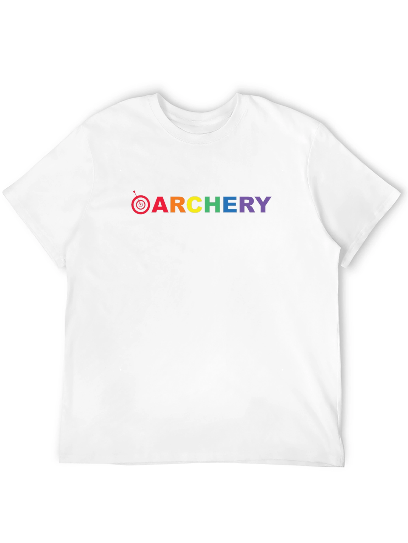 Rainbow Archery T-Shirt - Black Cotton Tee