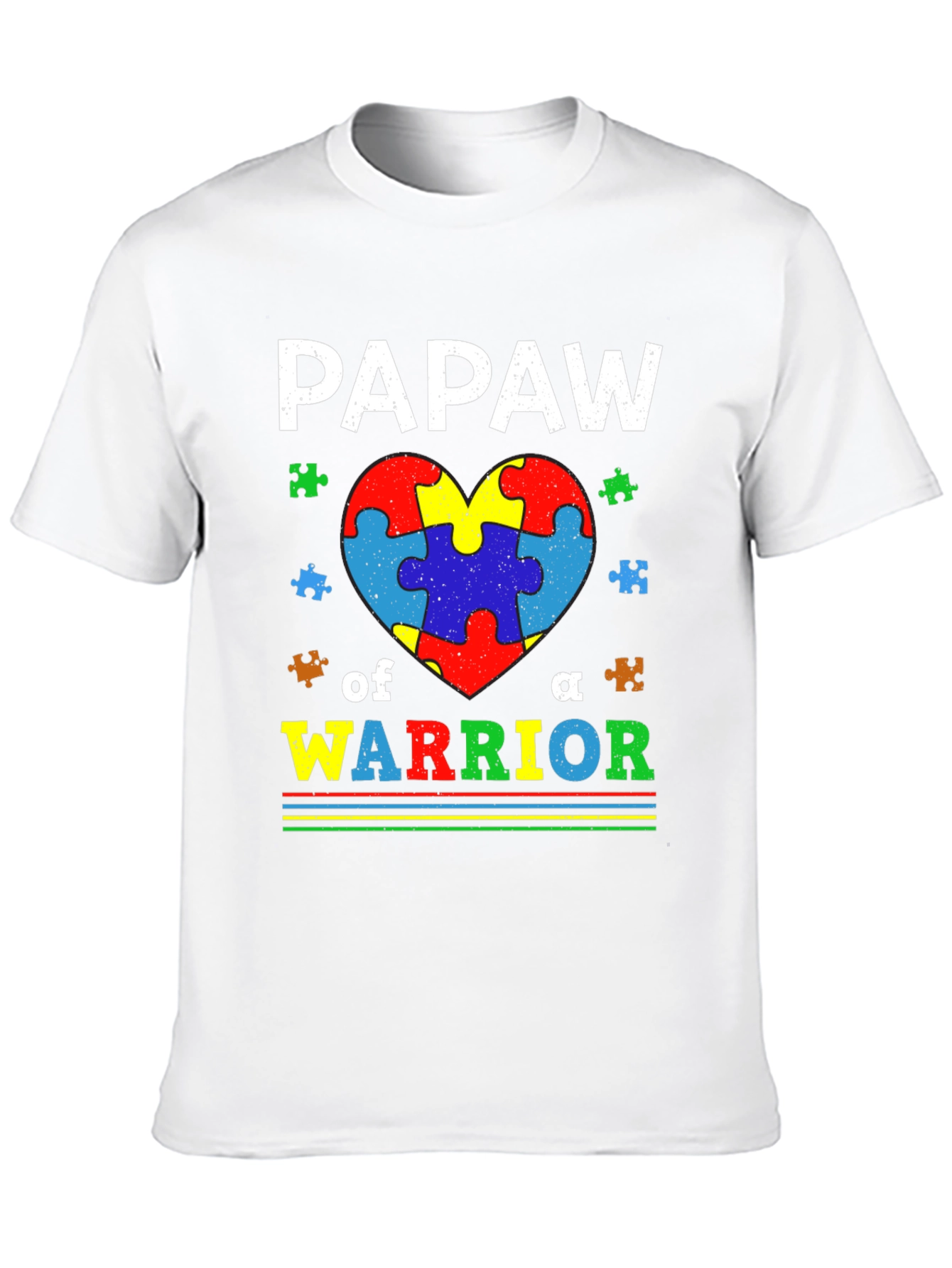 Autism Awareness Pawpaw Warrior T-Shirt