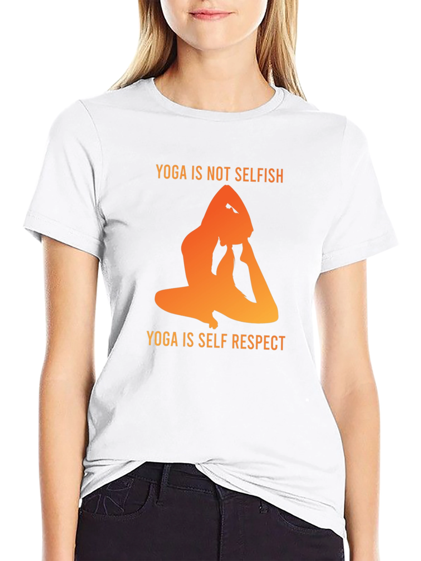 Yoga Is Not Selfish T-Shirt - Self Respect Design