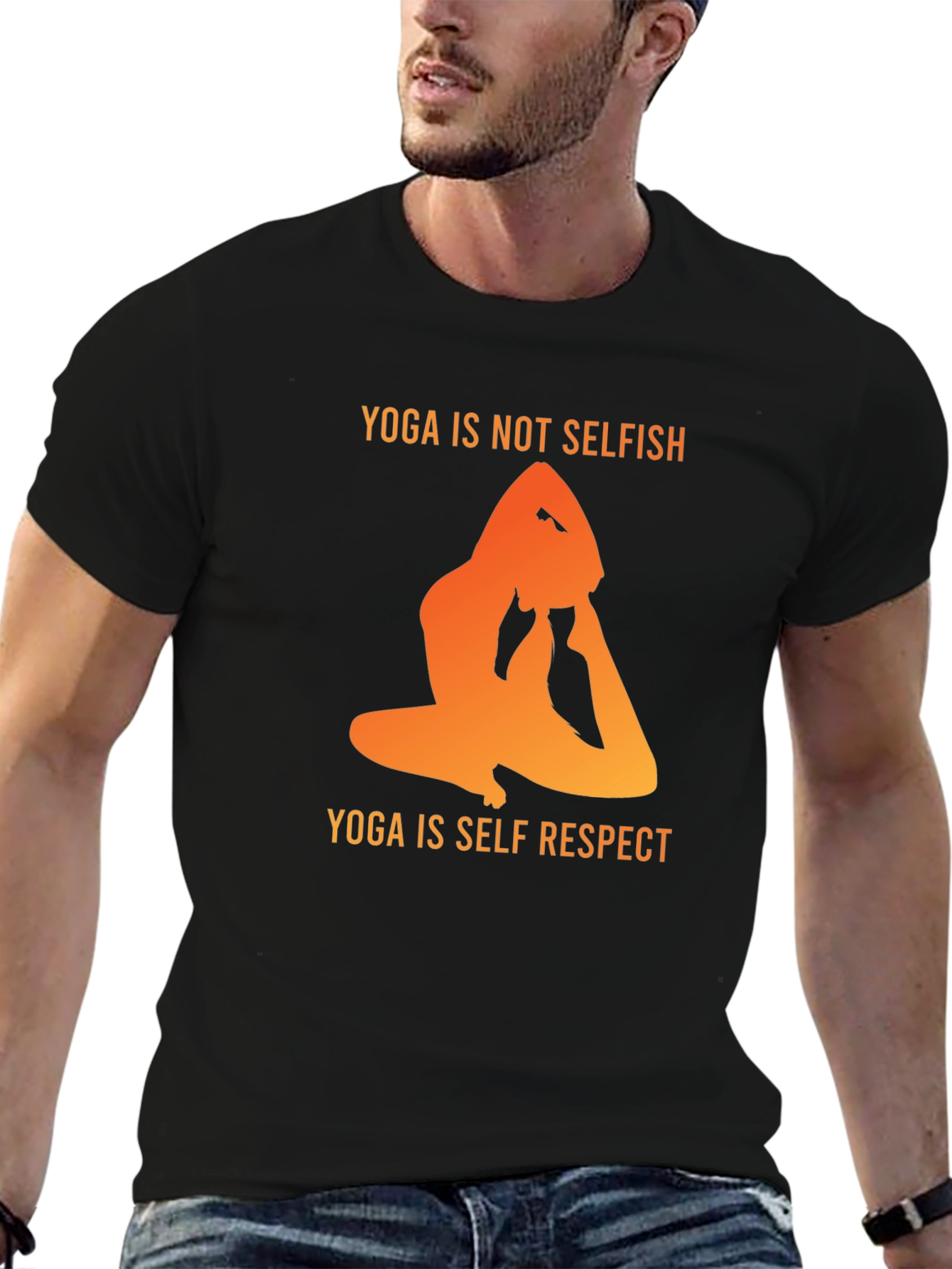 Yoga Is Not Selfish T-Shirt - Self Respect Design