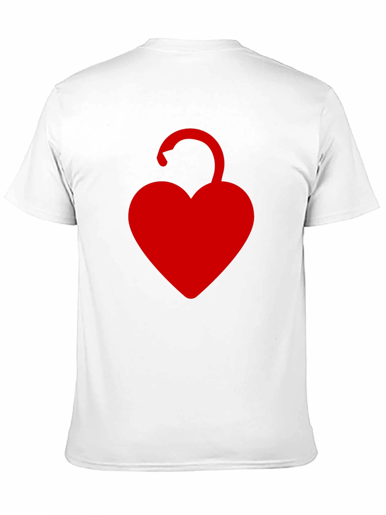 Heart Lock Graphic T-Shirt - Black