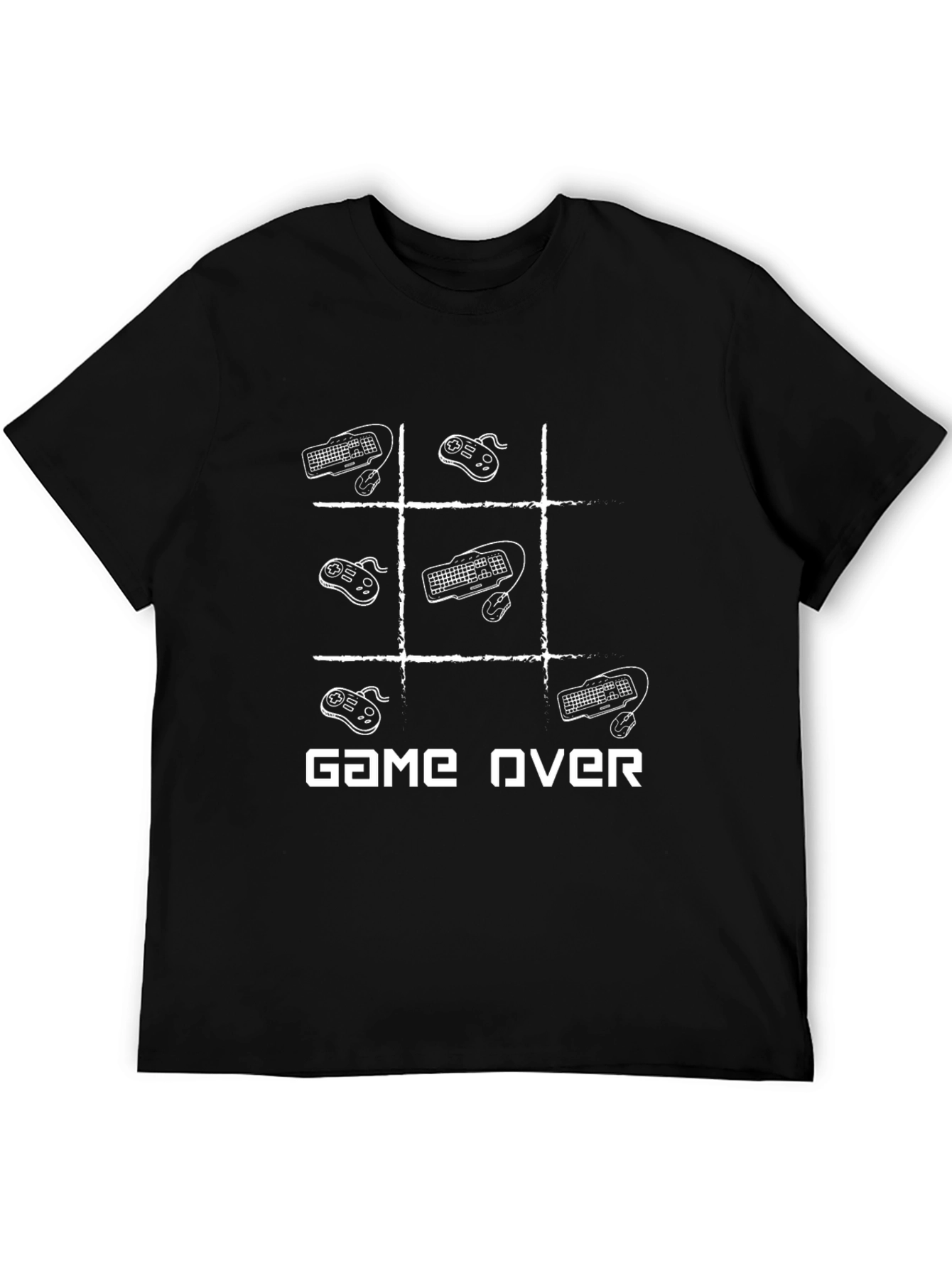 Game Over T-Shirt - Gamer Tic Tac Toe Design