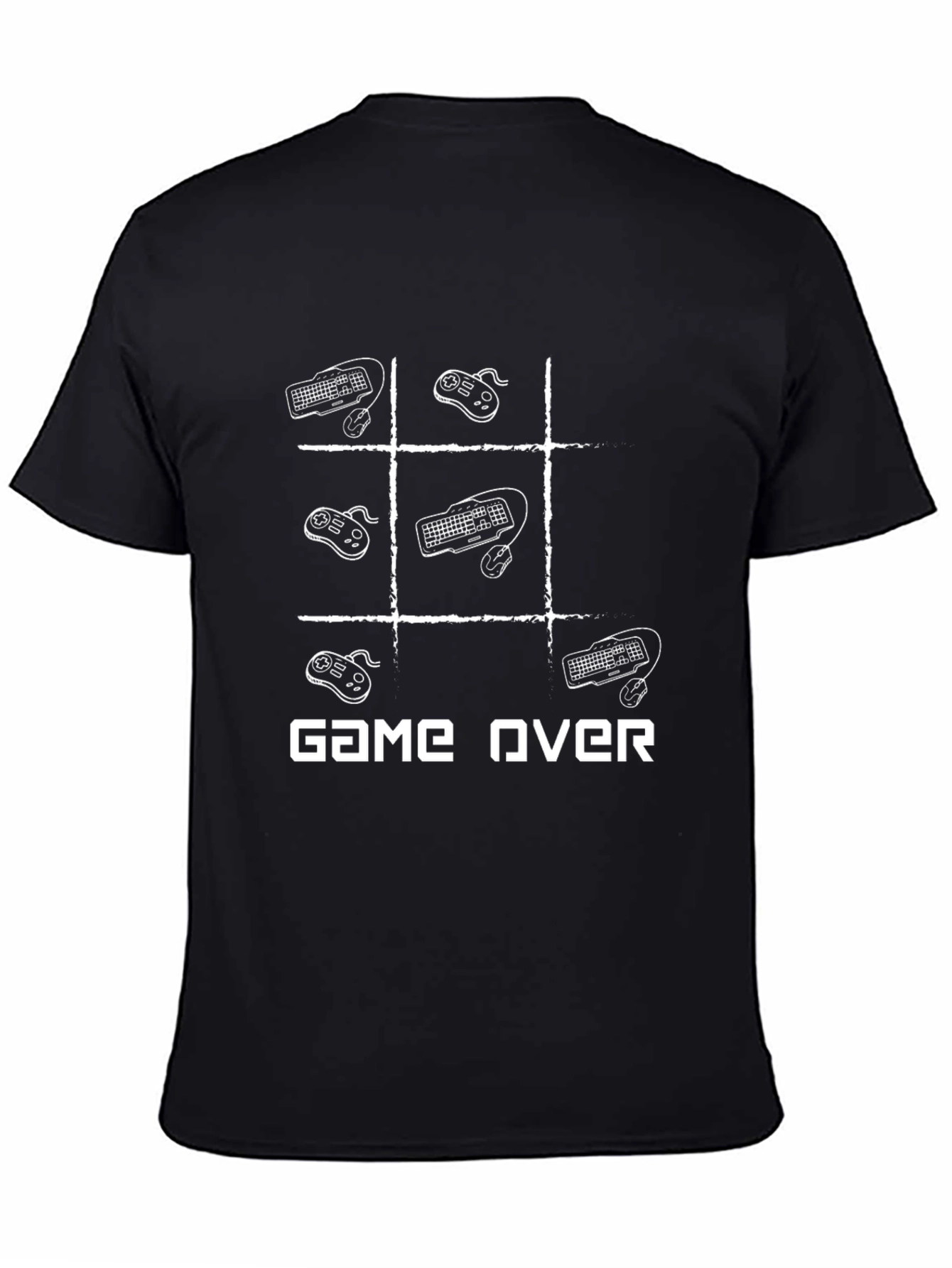 Game Over T-Shirt - Gamer Tic Tac Toe Design
