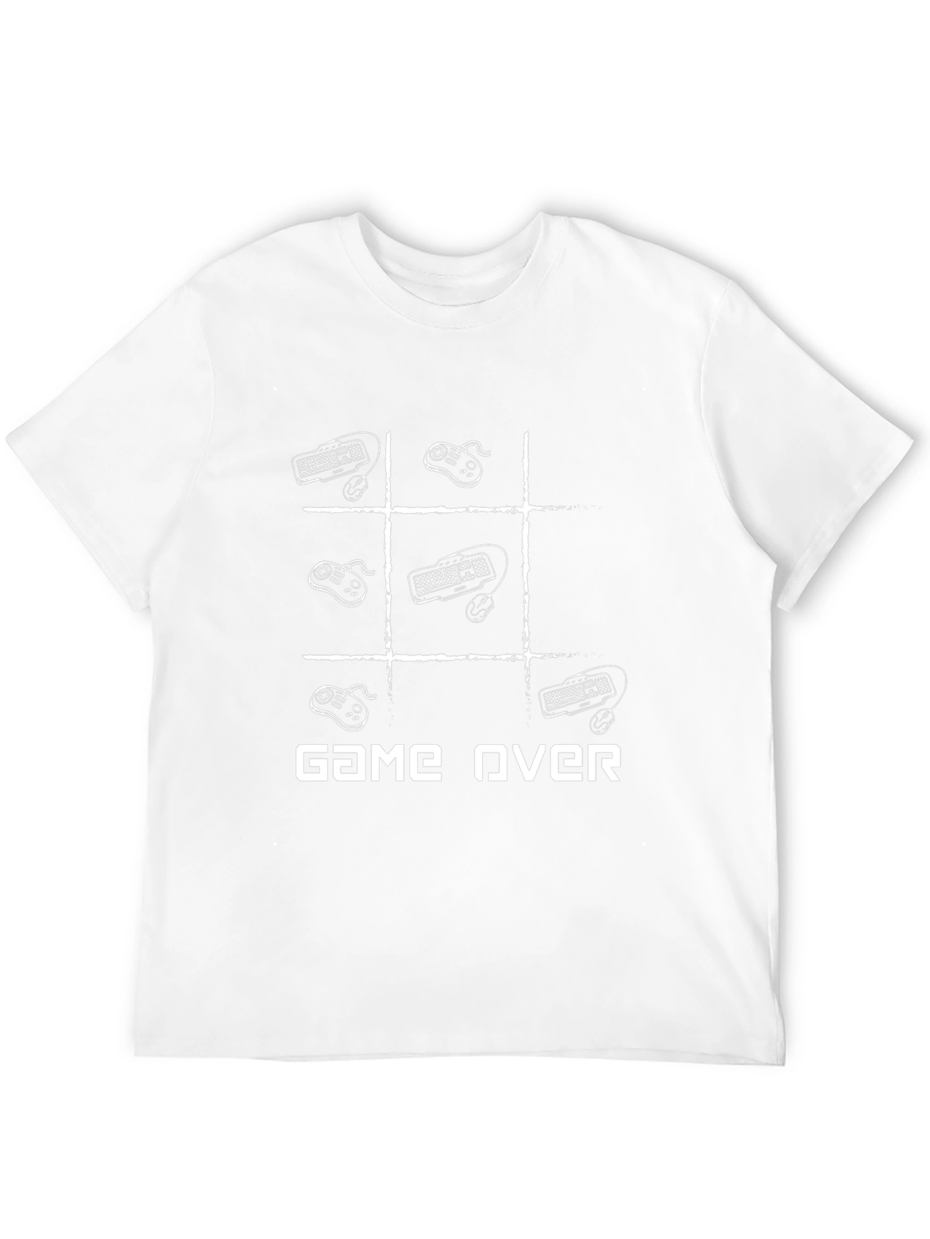 Game Over T-Shirt - Gamer Tic Tac Toe Design