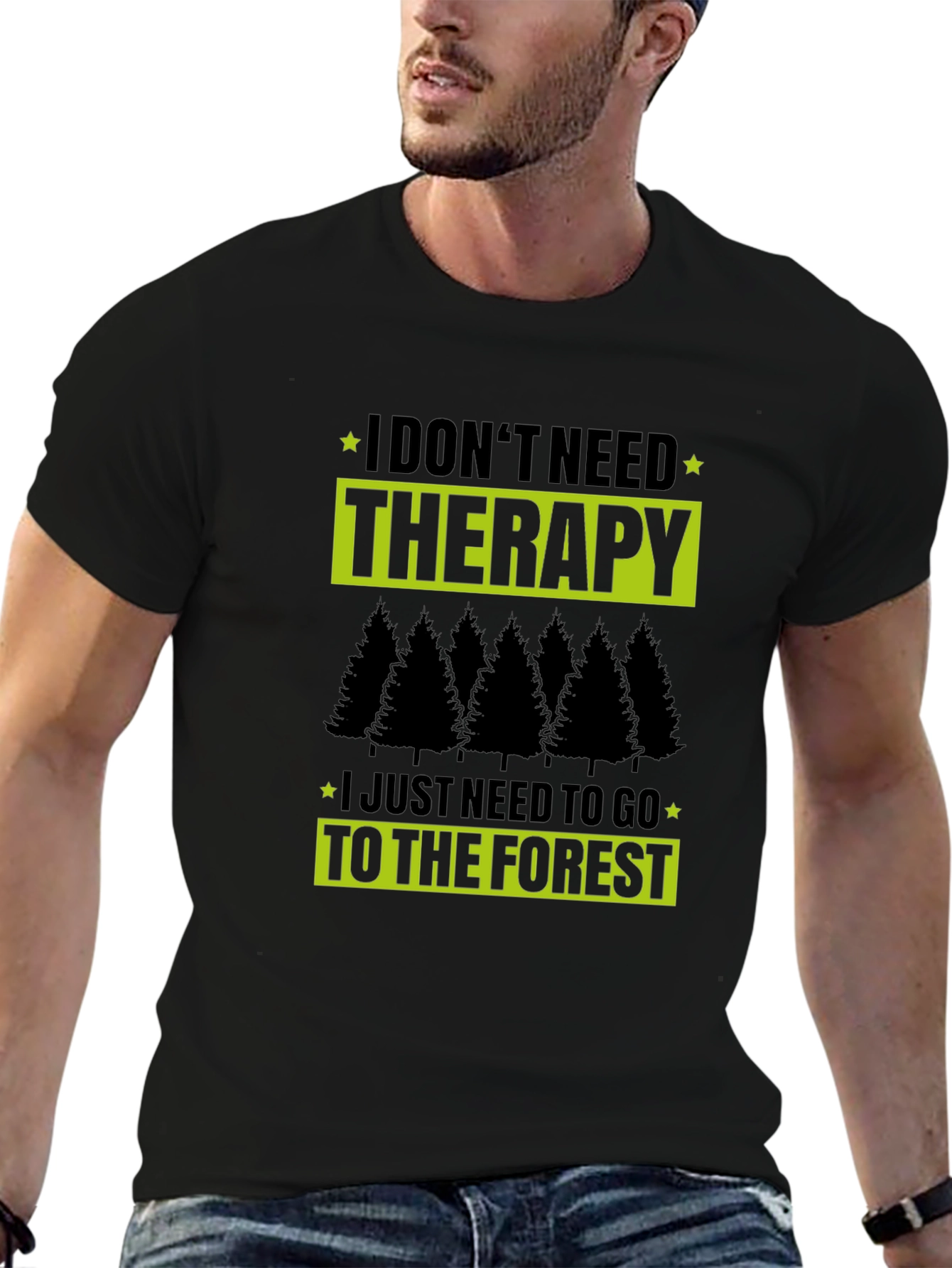 Therapy Forest Black T-Shirt