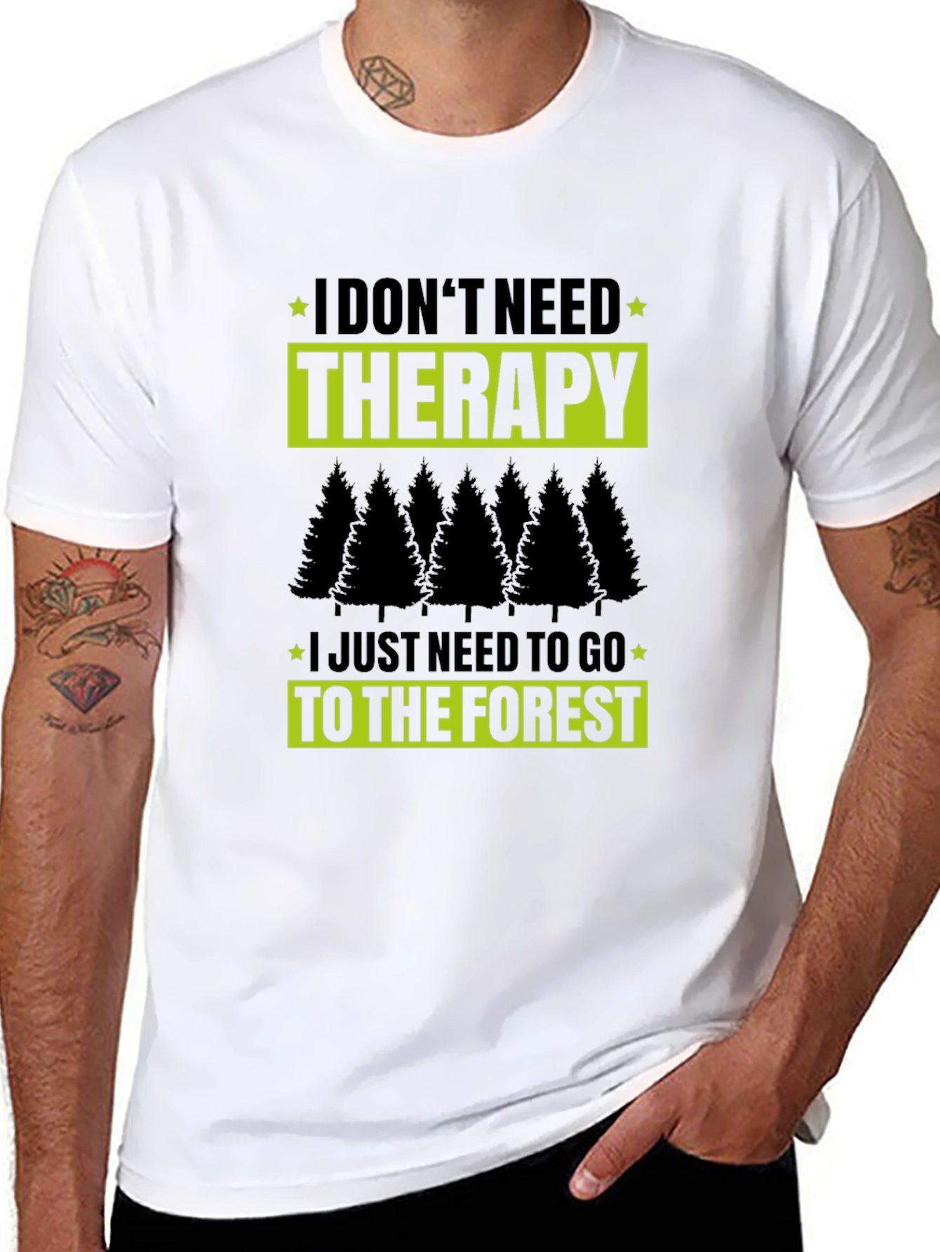 Therapy Forest Black T-Shirt