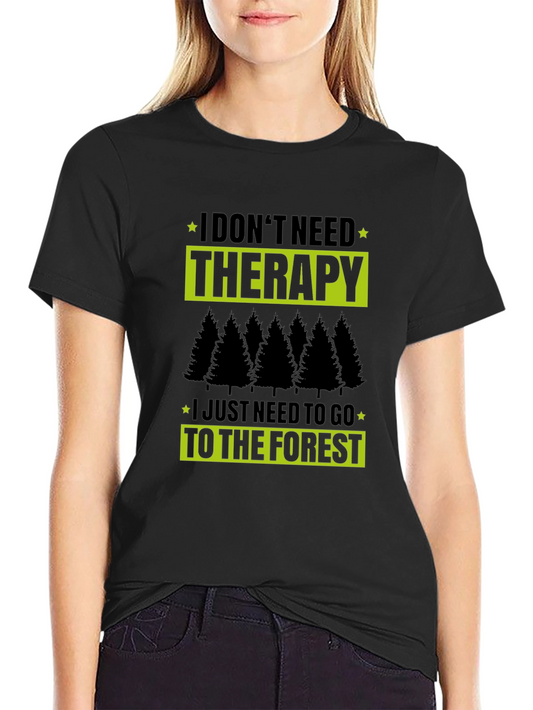 Therapy Forest Black T-Shirt
