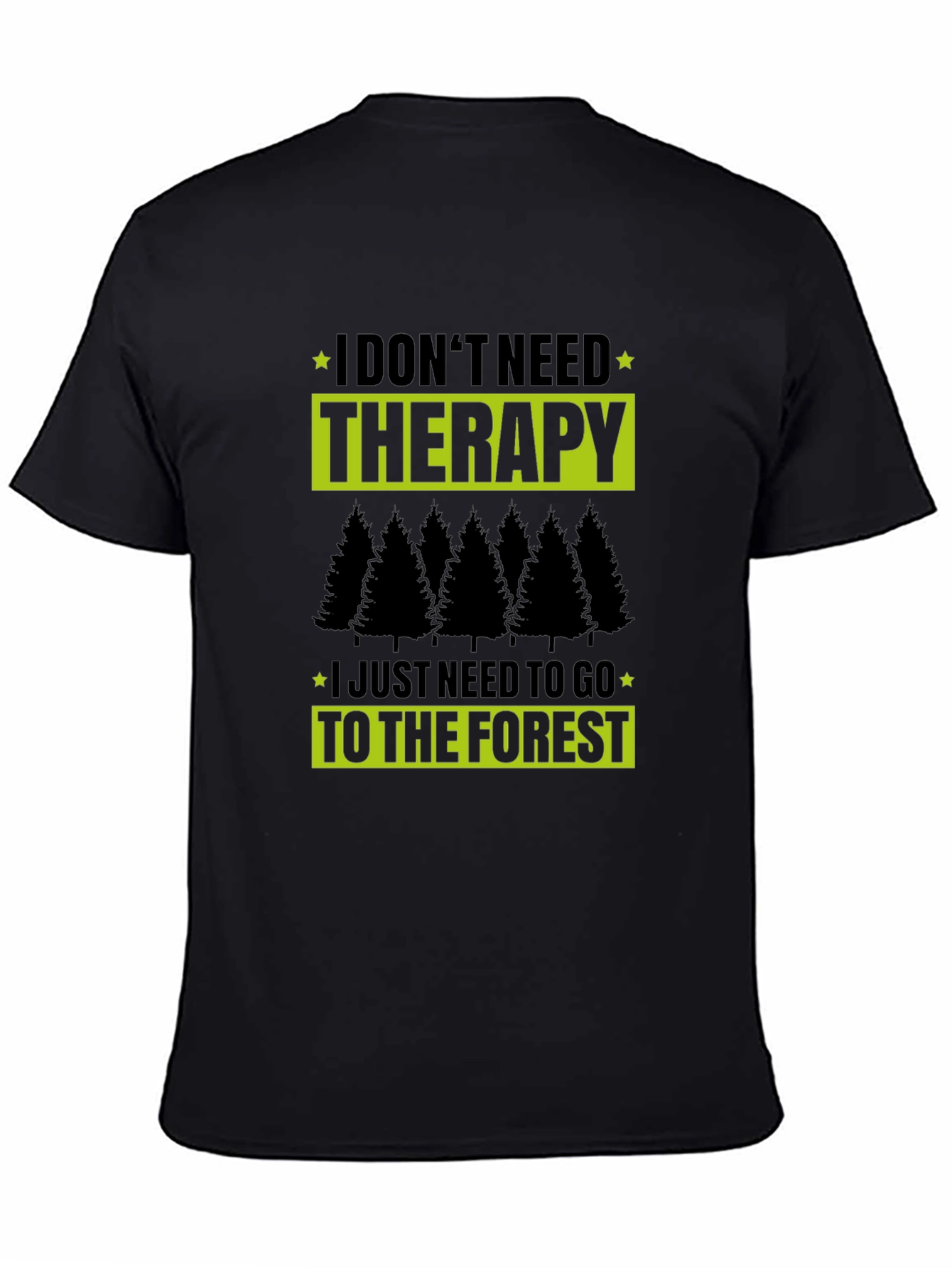 Therapy Forest Black T-Shirt