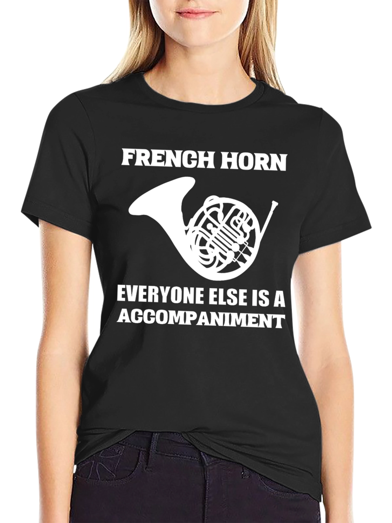 French Horn Player T-Shirt Funny Musician Gift