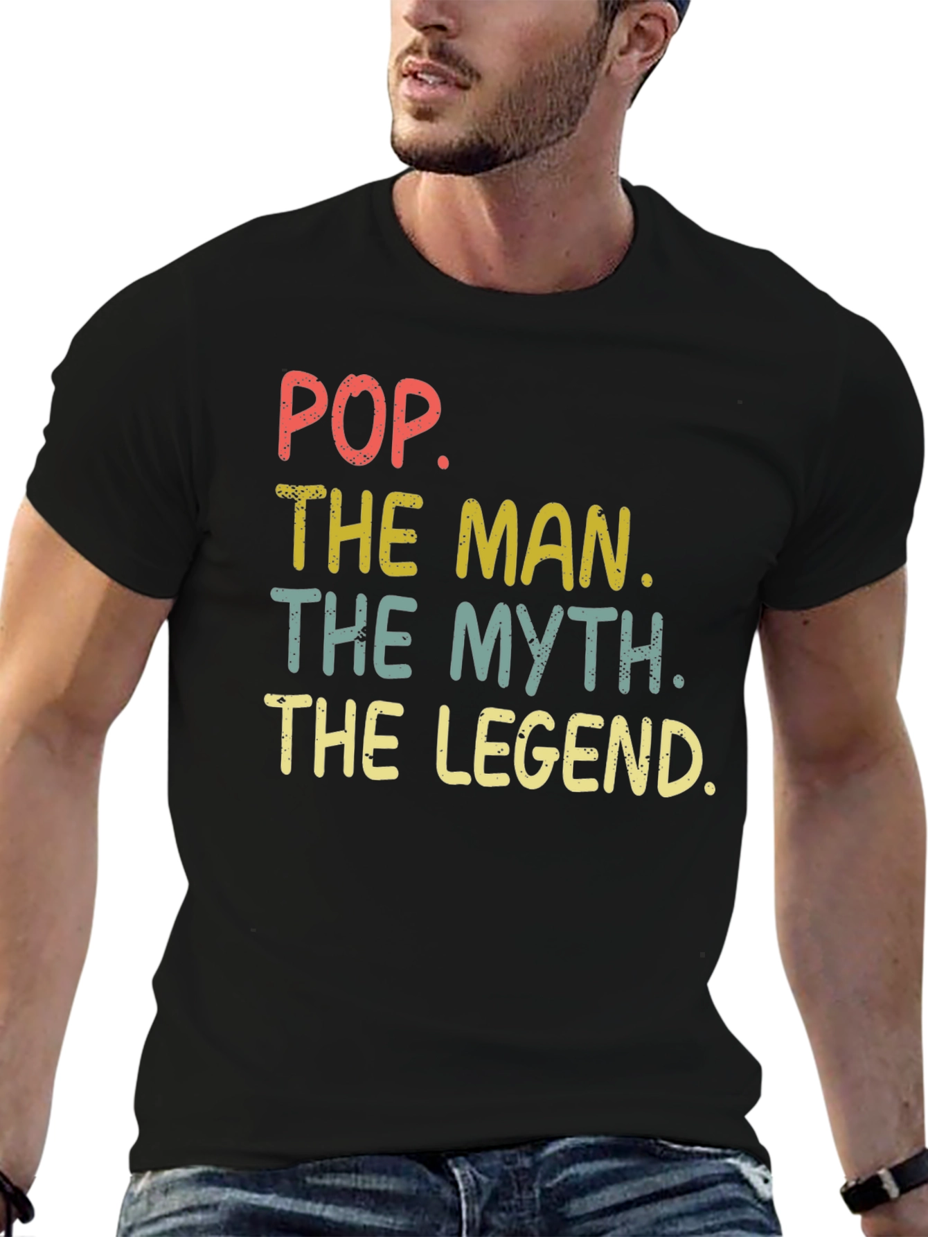 Pop The Man The Myth The Legend Graphic Tee