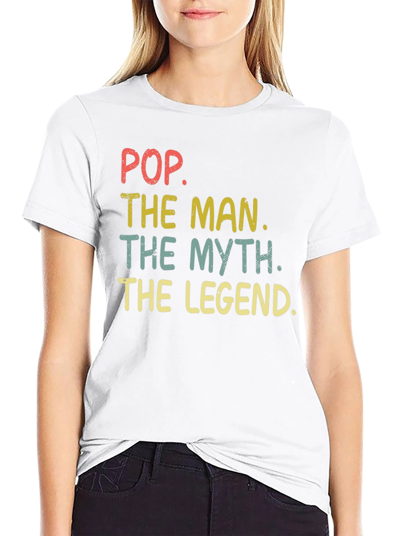 Pop The Man The Myth The Legend Graphic Tee