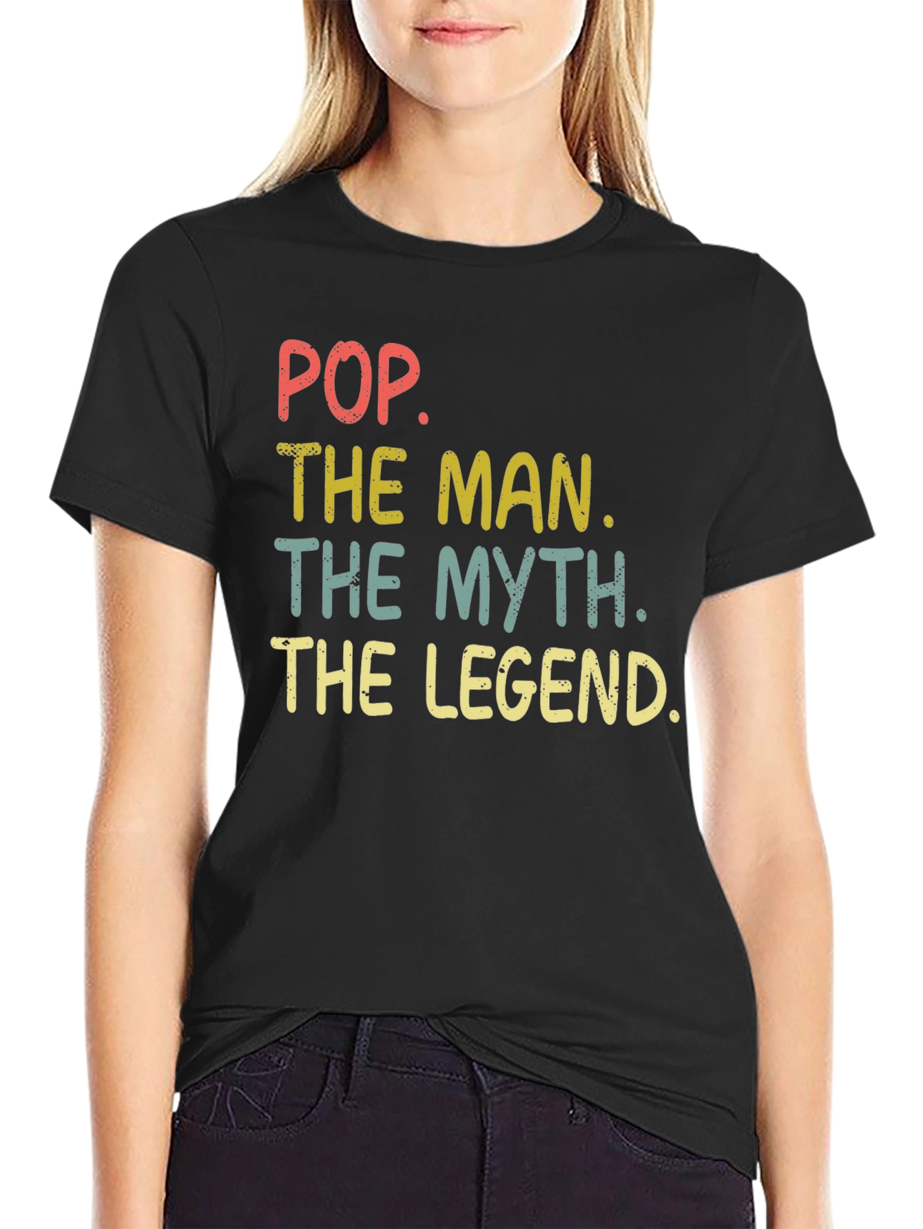 Pop The Man The Myth The Legend Graphic Tee