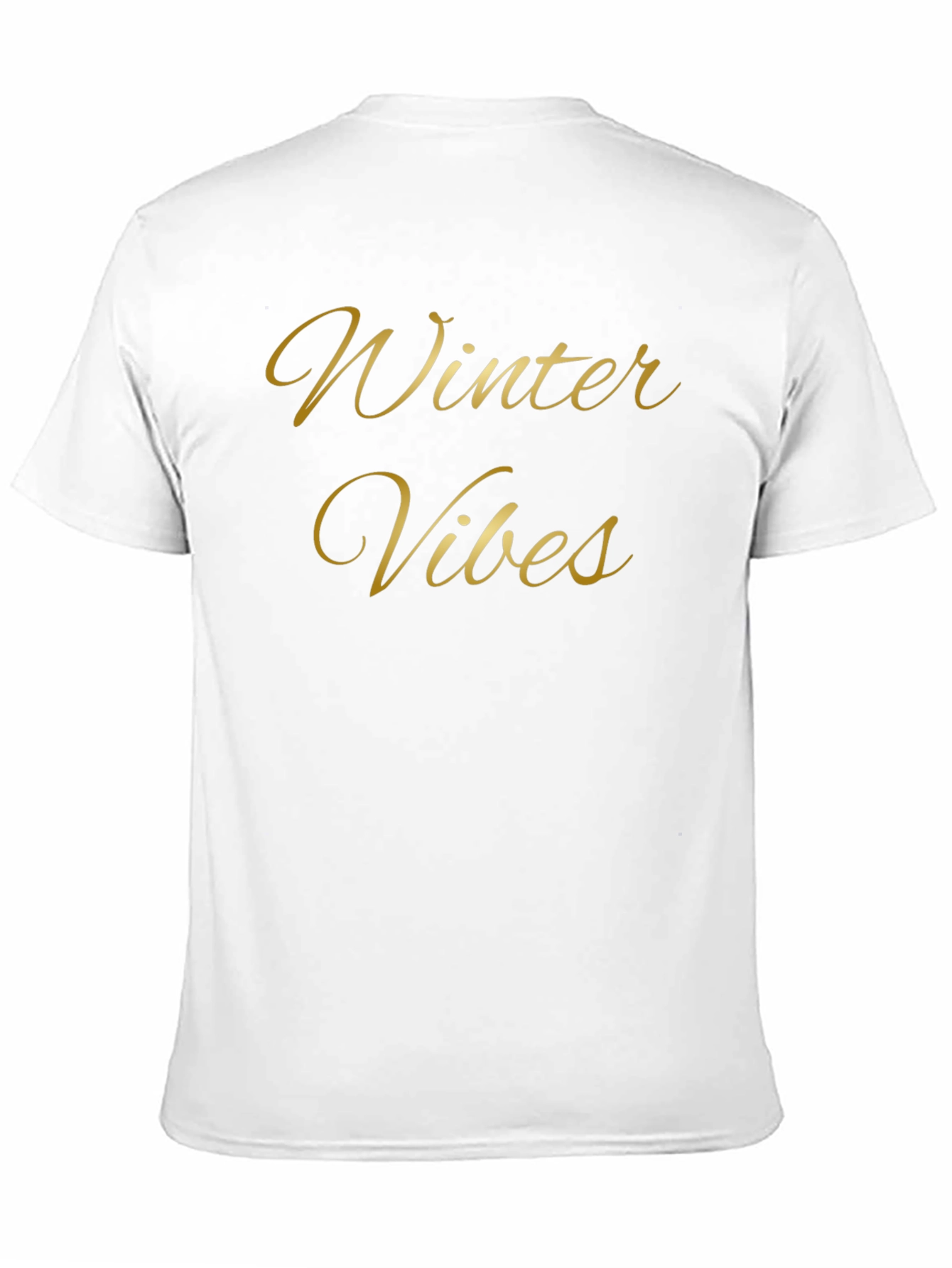 Winter Vibes Black Graphic Tee