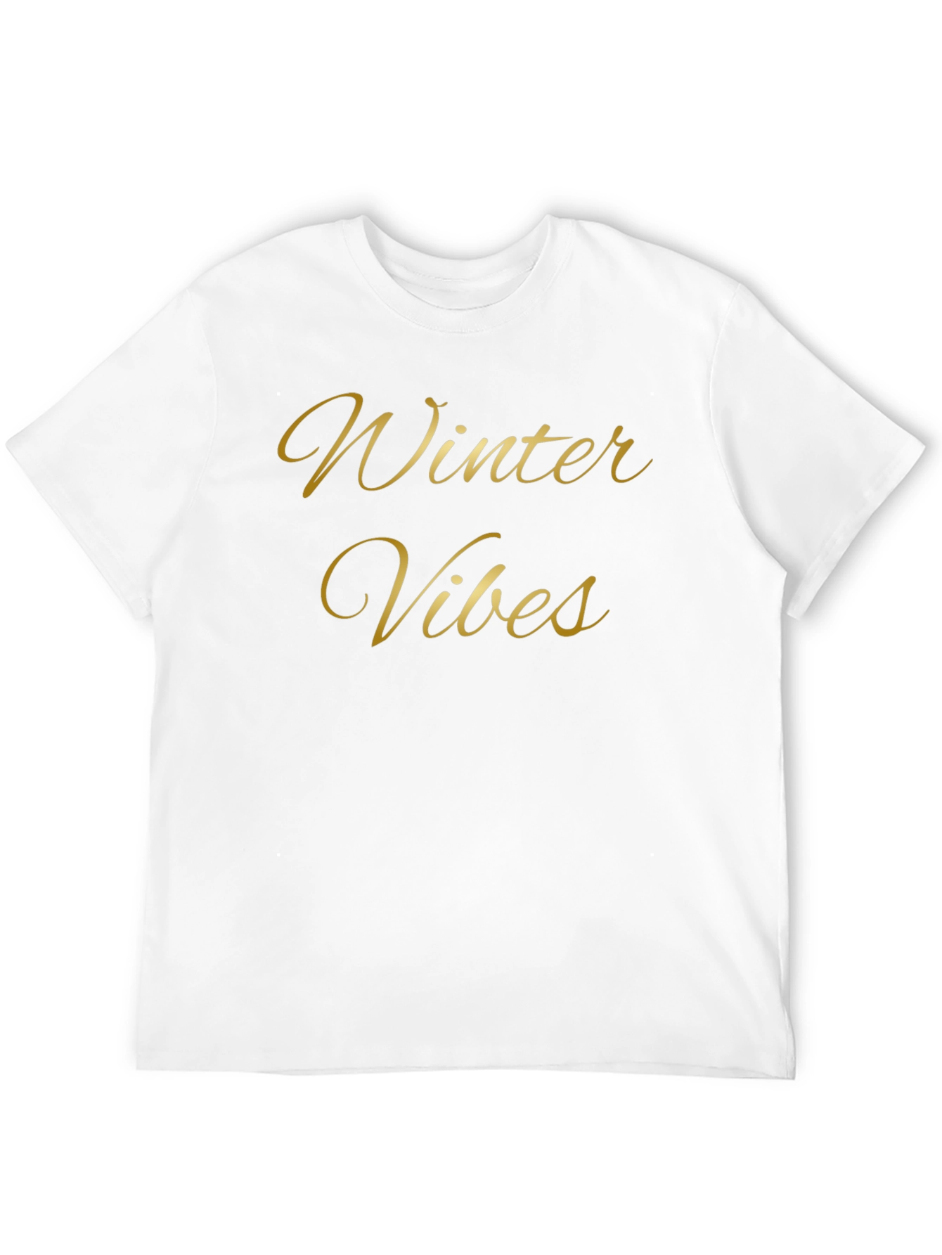 Winter Vibes Black Graphic Tee
