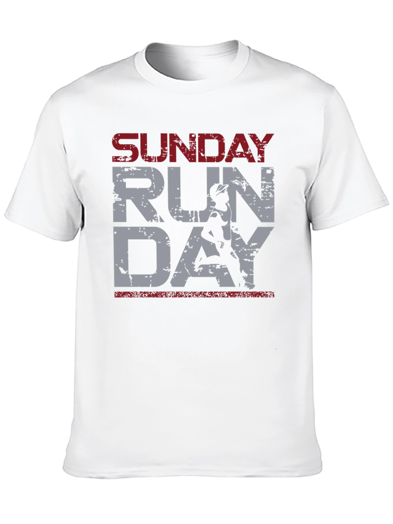 Sunday Run Day T-Shirt - Athletic Running Tee