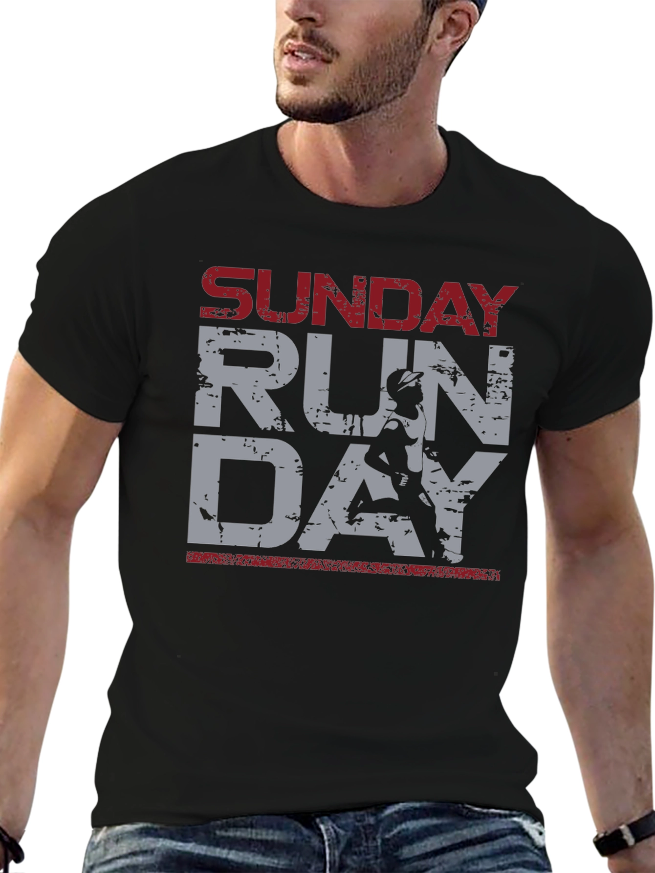 Sunday Run Day T-Shirt - Athletic Running Tee