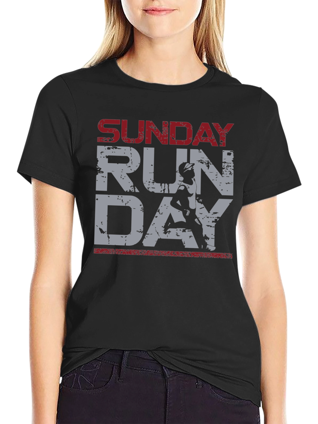 Sunday Run Day T-Shirt - Athletic Running Tee