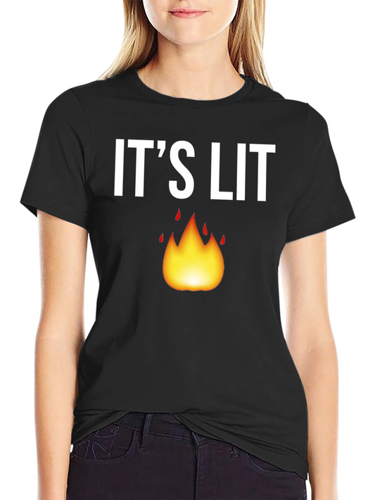 Its Lit T-Shirt - Stylish Graphic Tee for Men