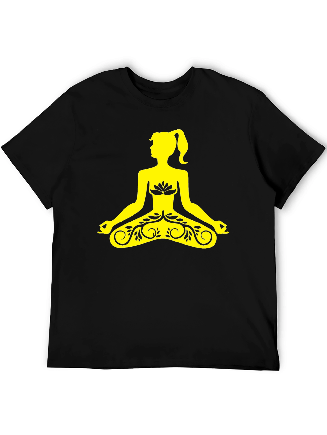 Yoga Girl Black T-Shirt