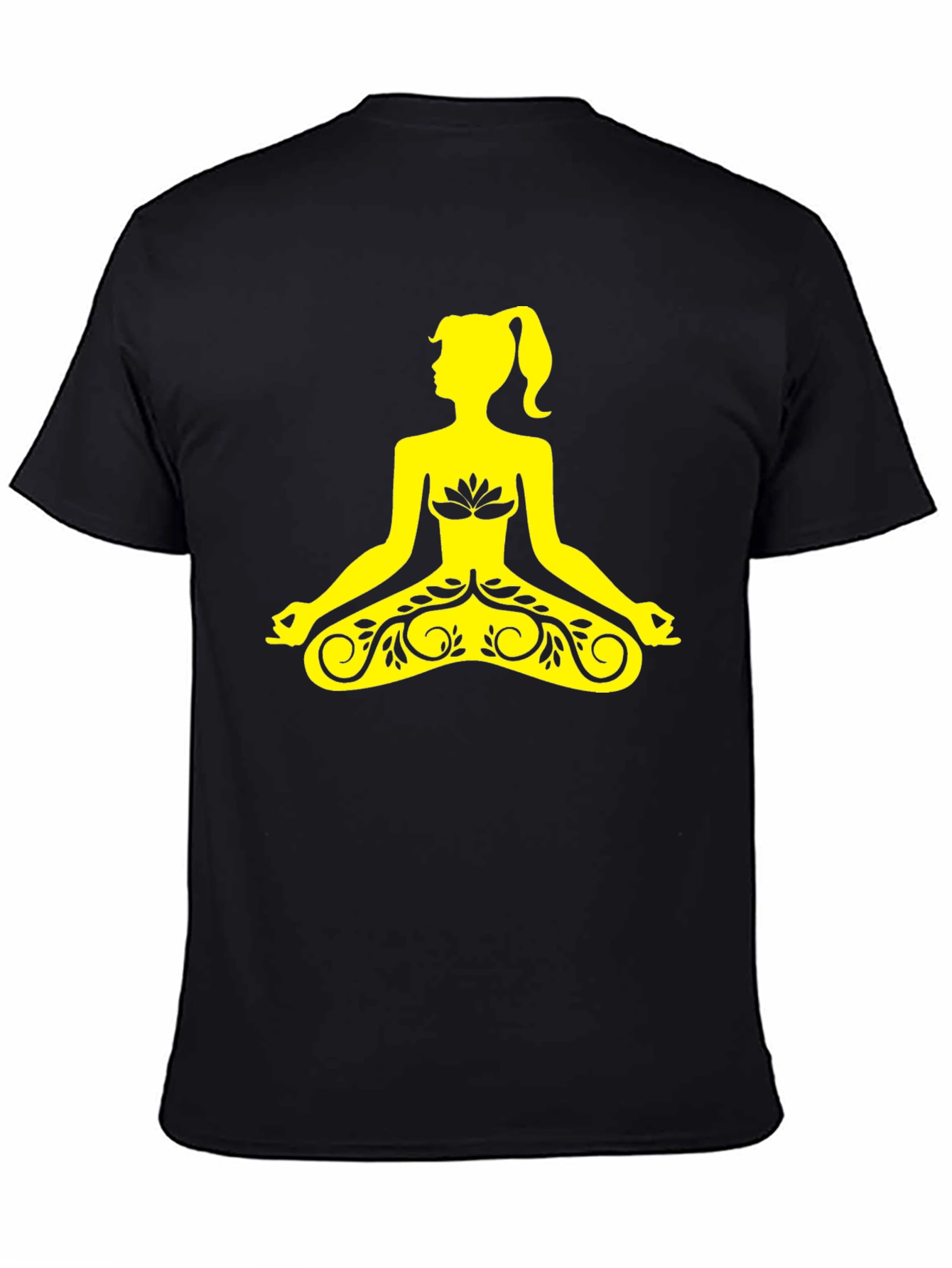 Yoga Girl Black T-Shirt