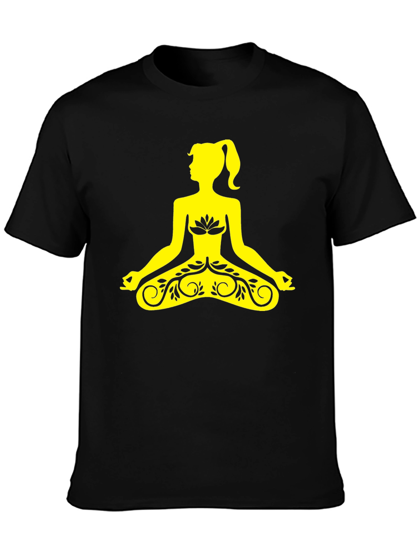 Yoga Girl Black T-Shirt