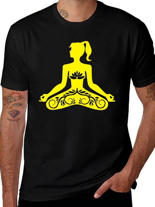 Yoga Girl Black T-Shirt