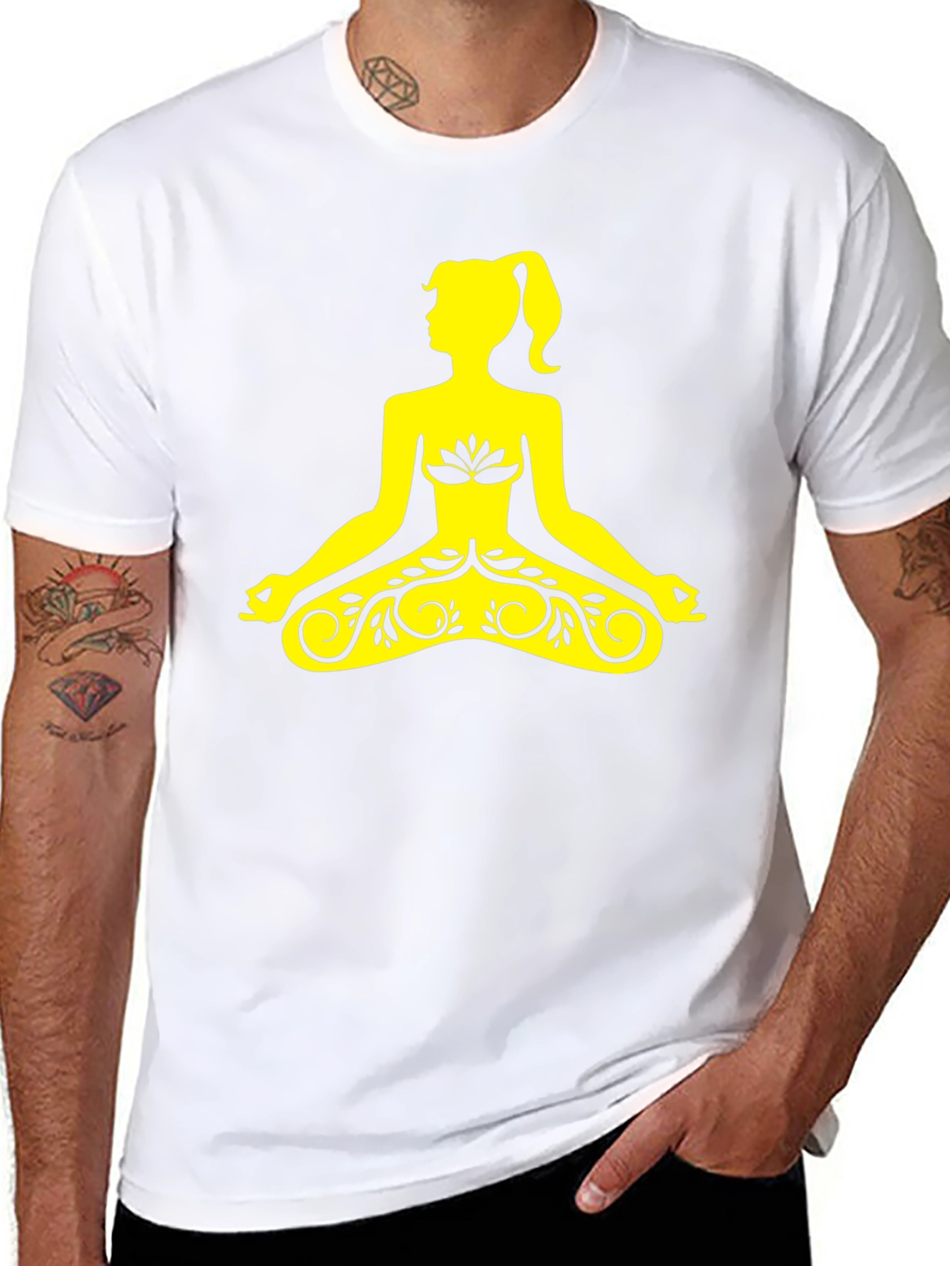 Yoga Girl Black T-Shirt