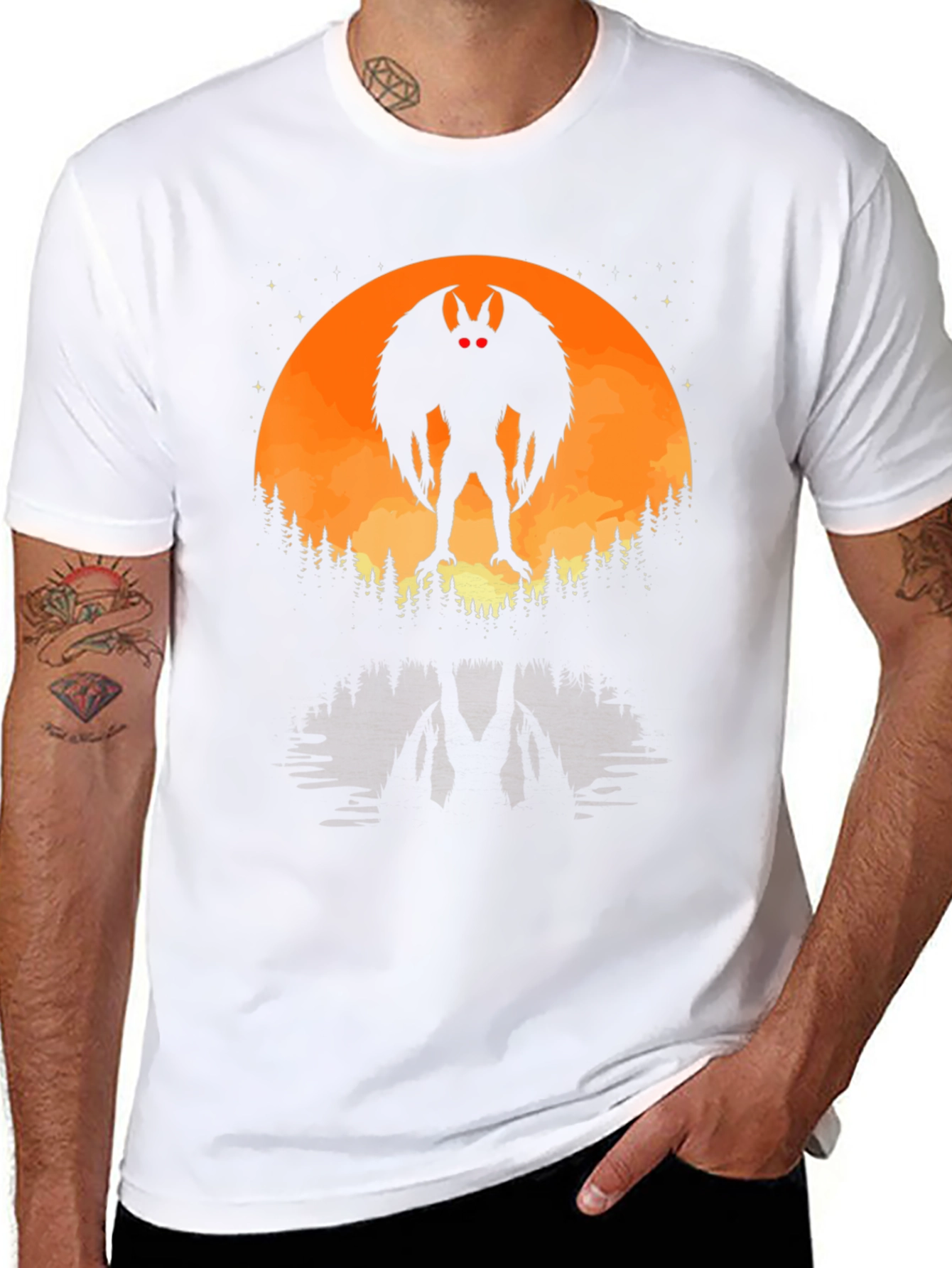 Mothman Graphic T-Shirt - Cryptid Tee