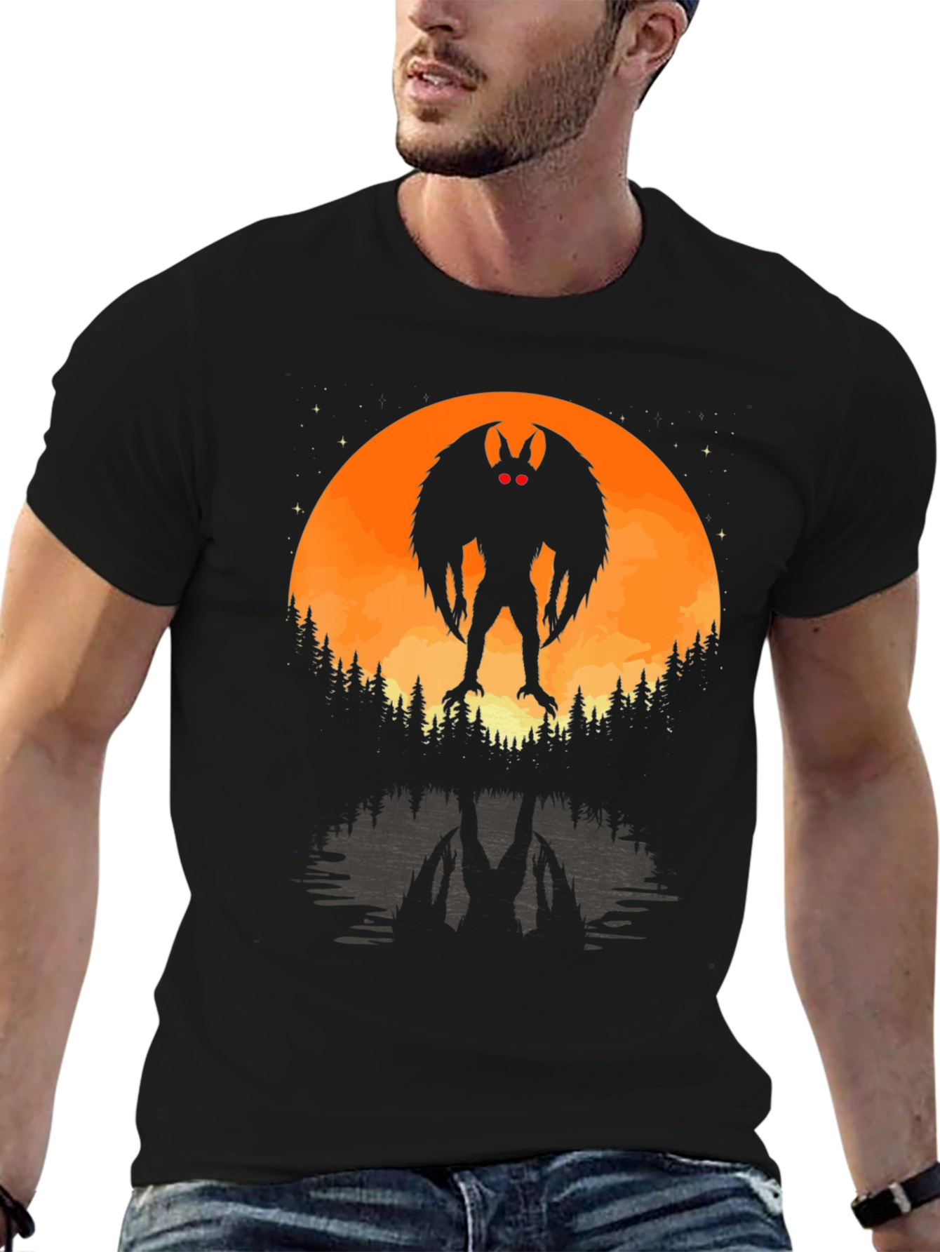 Mothman Graphic T-Shirt - Cryptid Tee