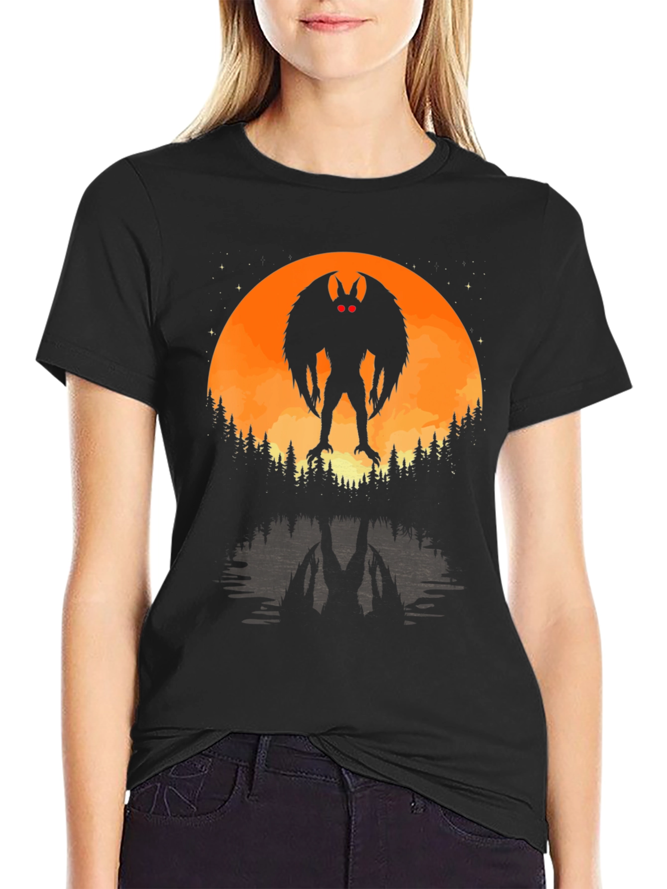 Mothman Graphic T-Shirt - Cryptid Tee