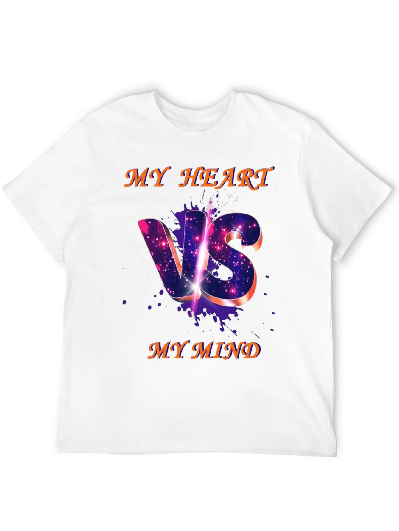 My Heart VS My Mind Graphic T-Shirt