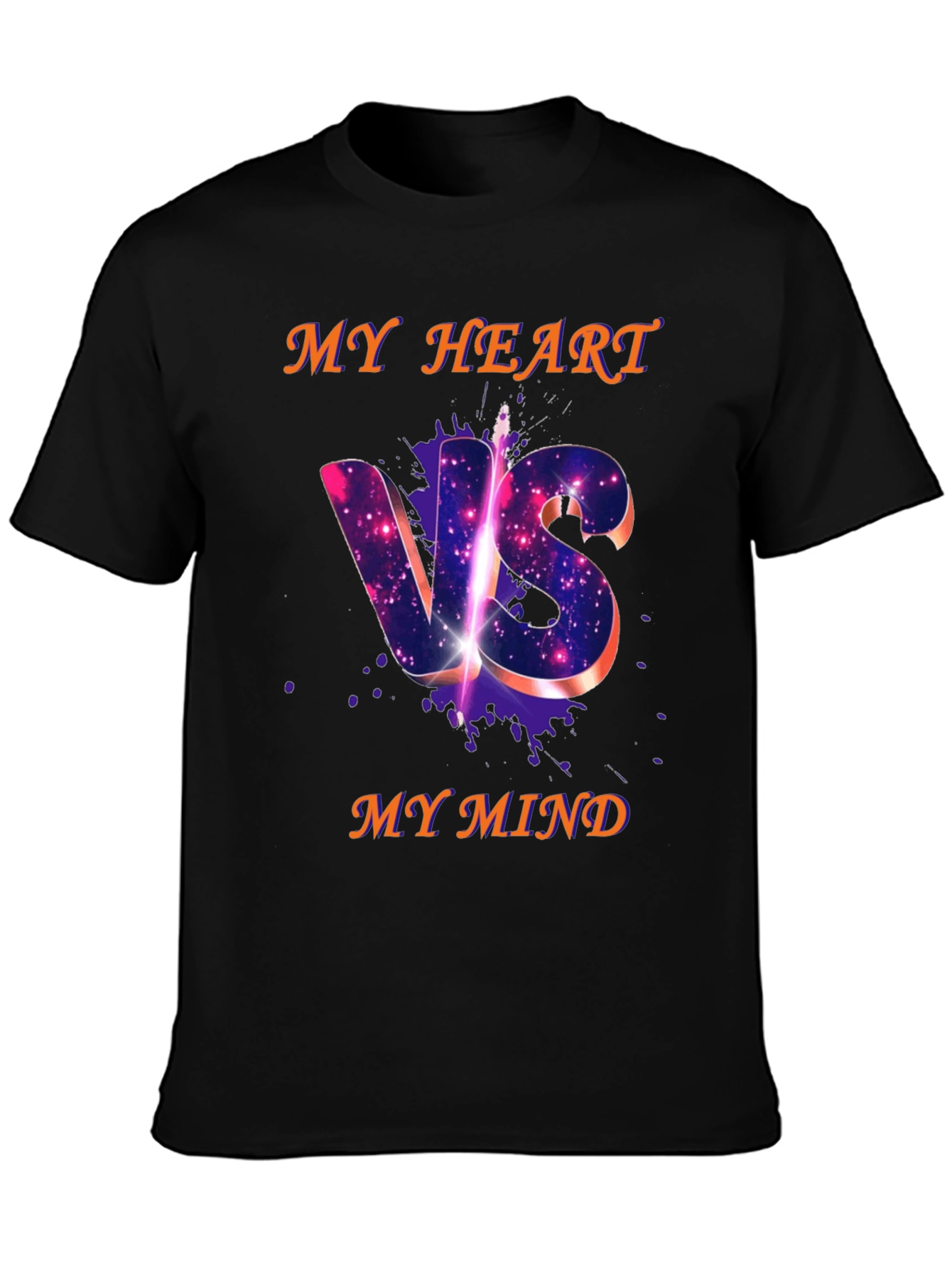 My Heart VS My Mind Graphic T-Shirt