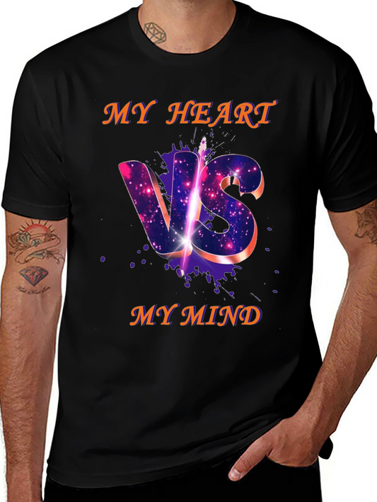 My Heart VS My Mind Graphic T-Shirt